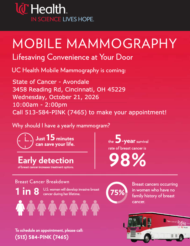 UC Health Mobile Mammography: Breast Cancer Screening