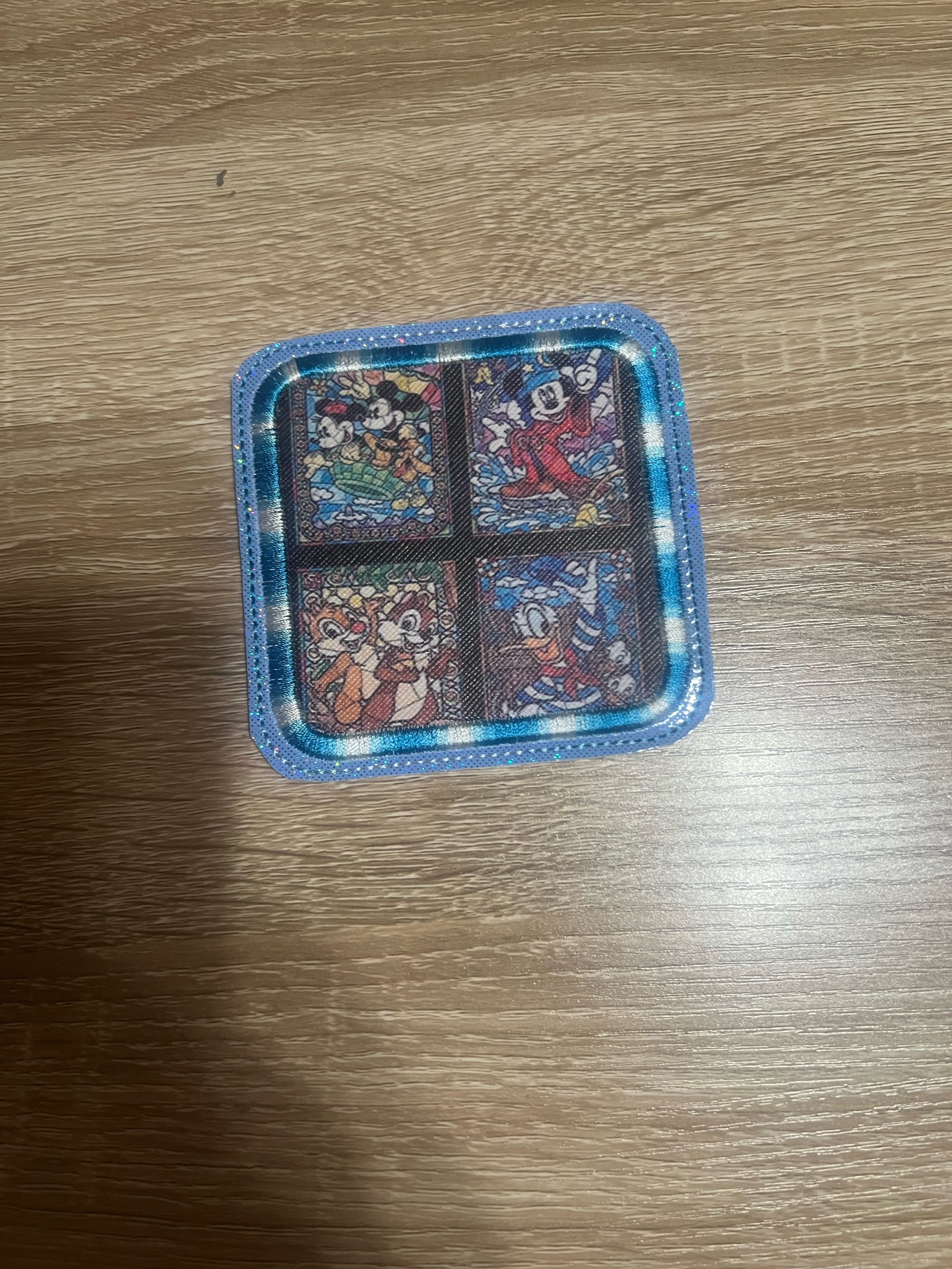 Stained Glass Characters Cup Coaster