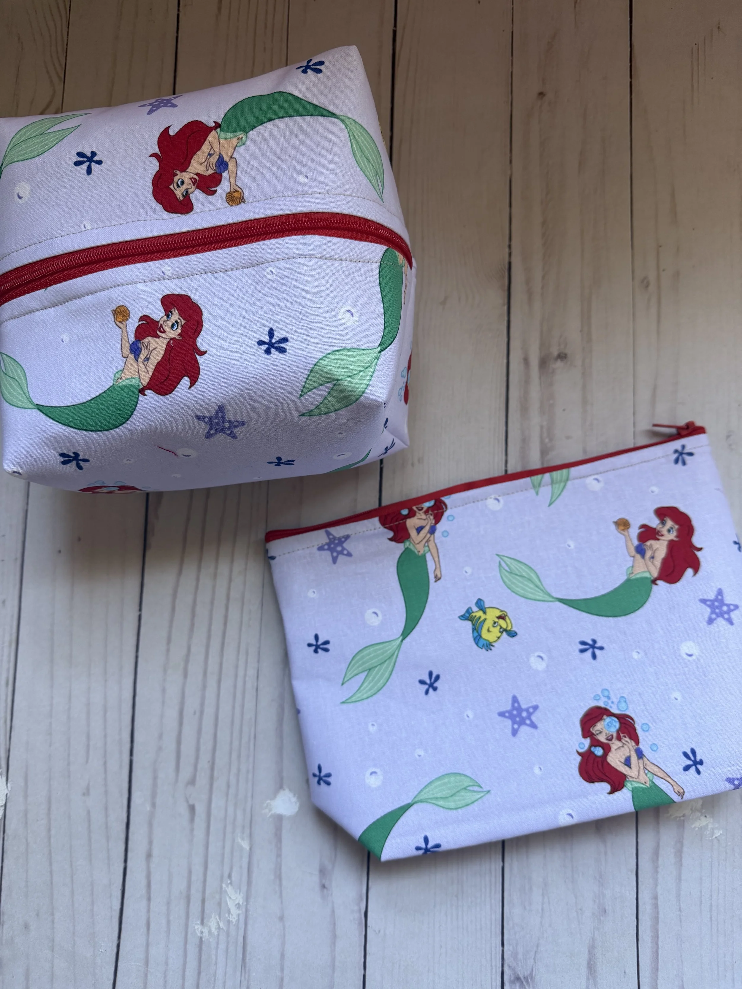 Ariel Makeup Bag and Boxy Bag