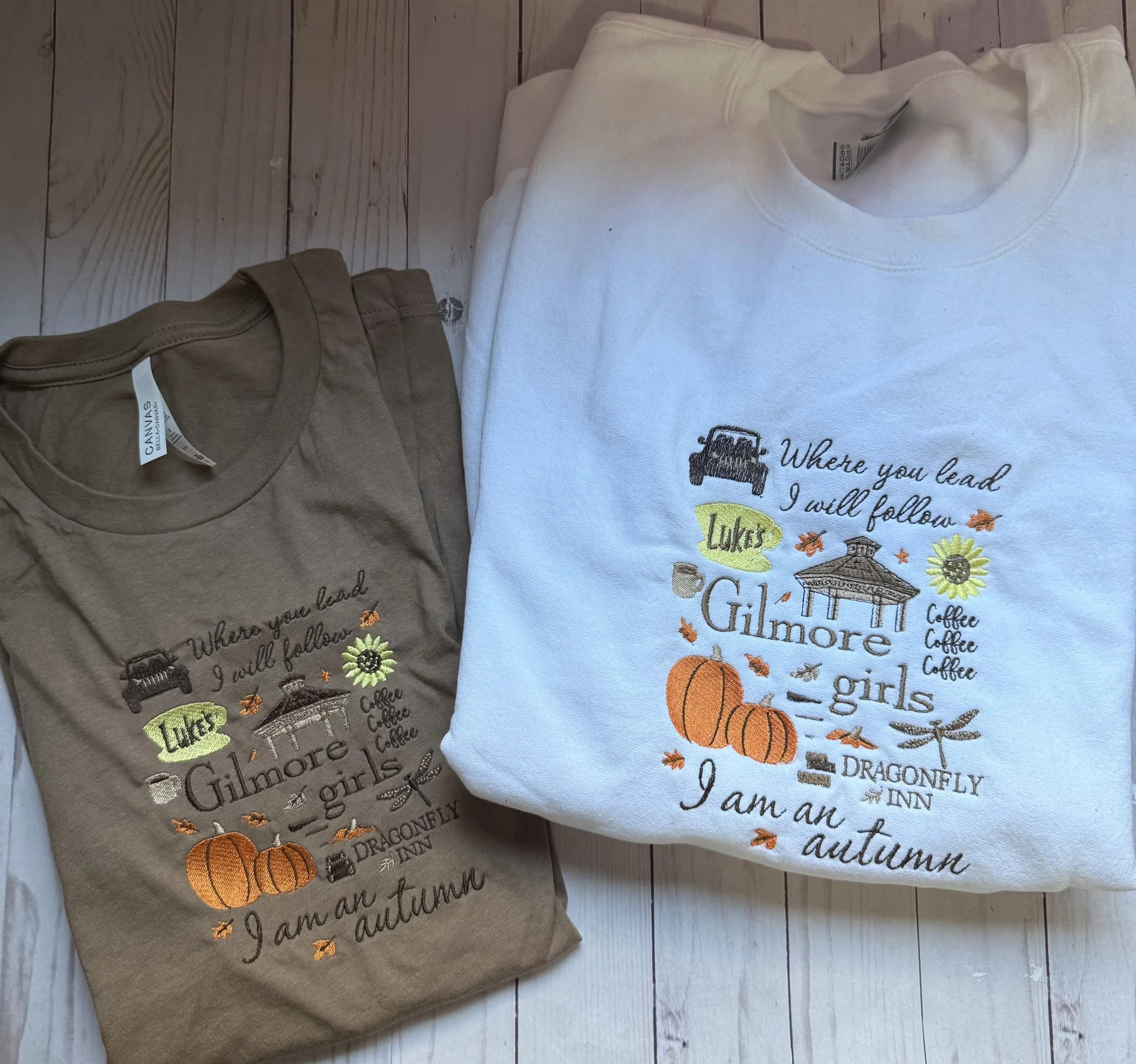 Gilmore Girls Collage Crewneck, Hoodie or 1/4 Zip