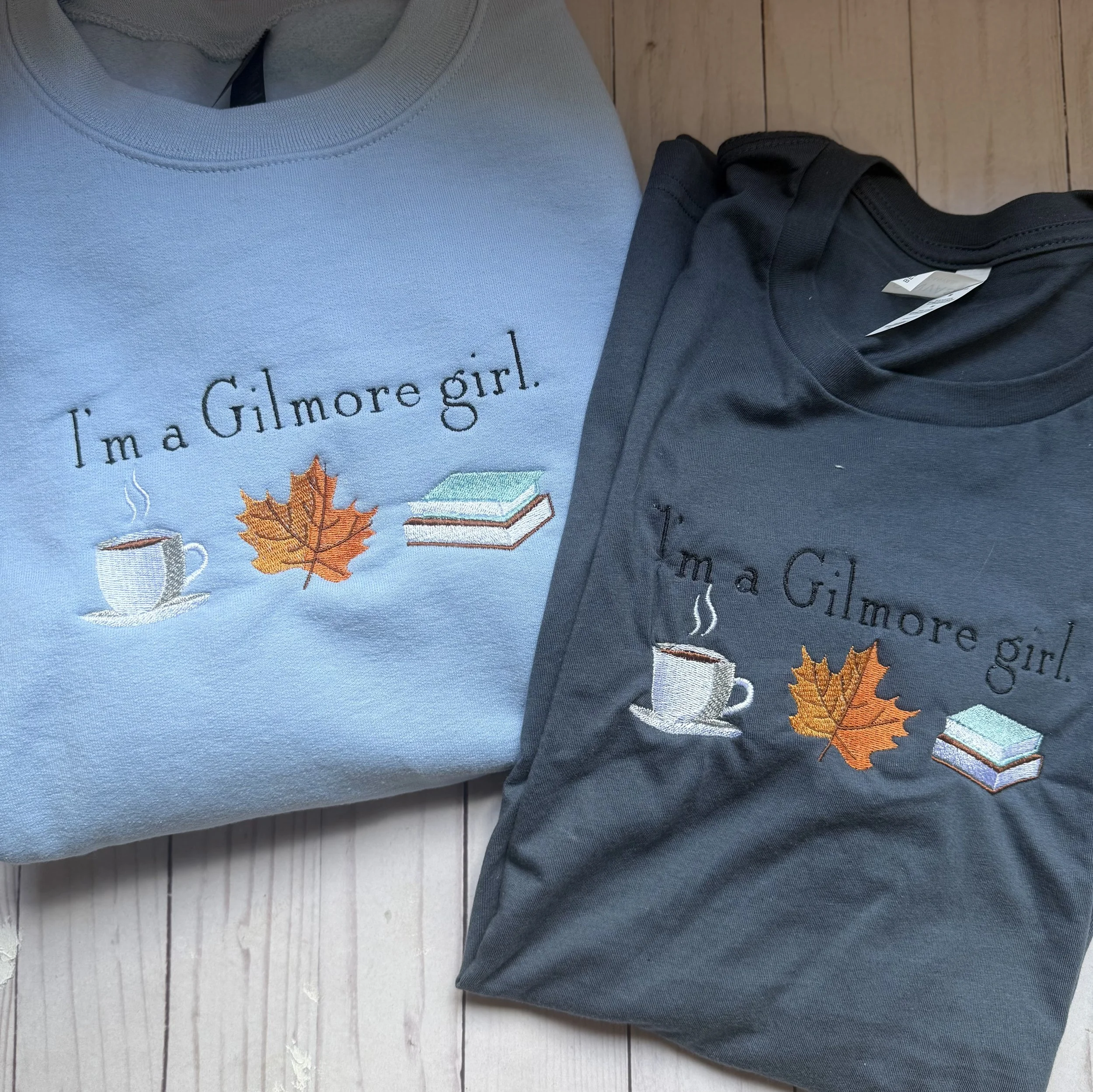 I'm a Gilmore Girl Embroidered Tee or women’s tank