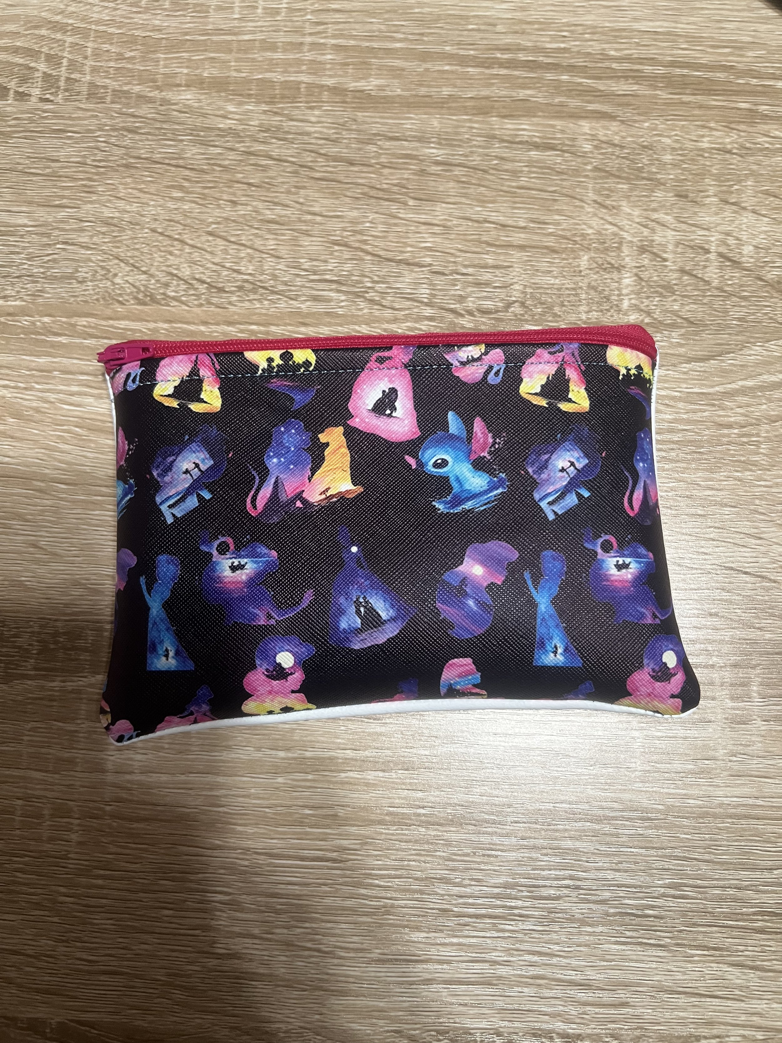 Character Silhouettes Zipper Pouch
