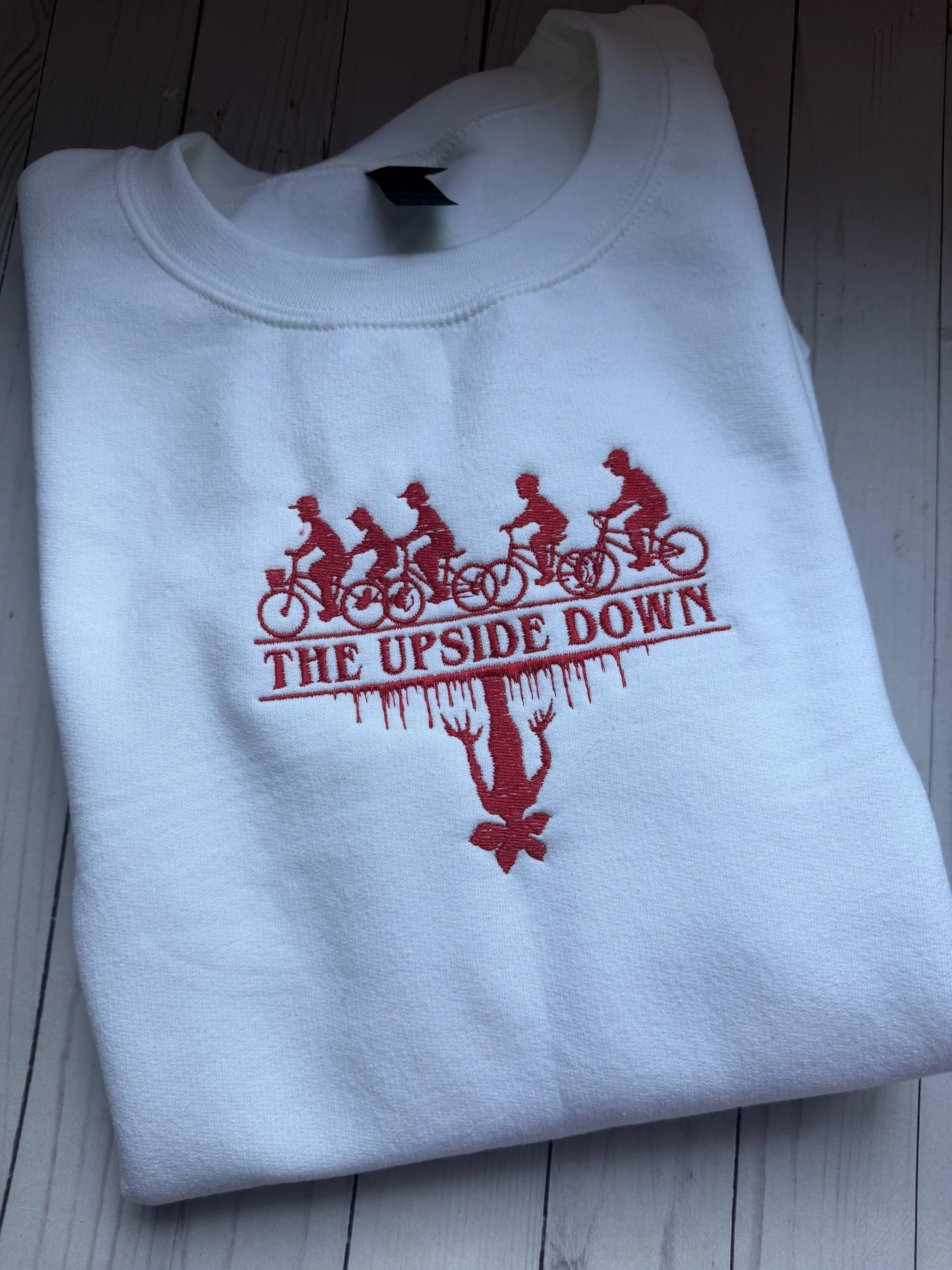 Ready to Ship The Upside Down SIZE L CREWNECK