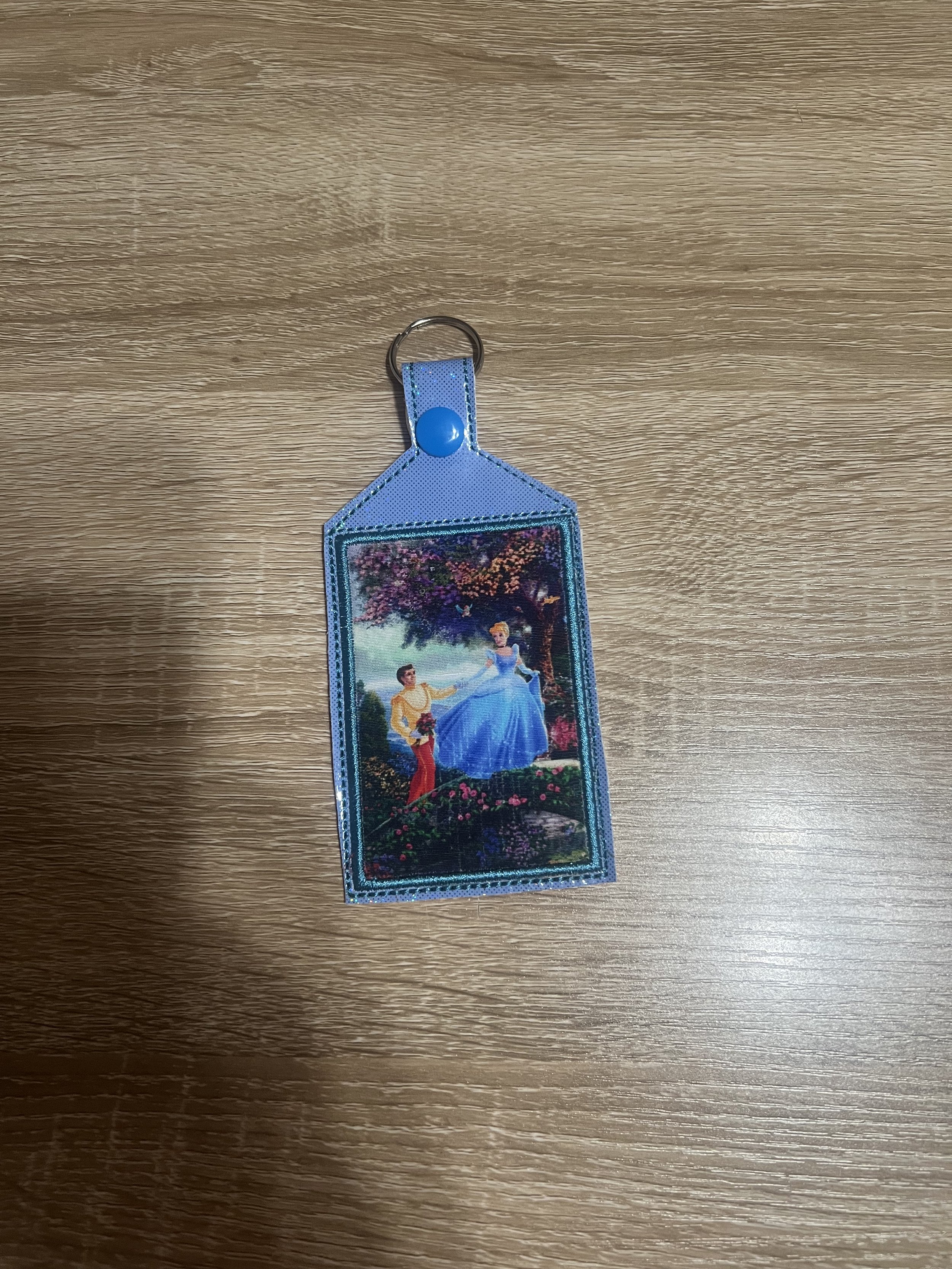 Cinderella Card Holder Keychain