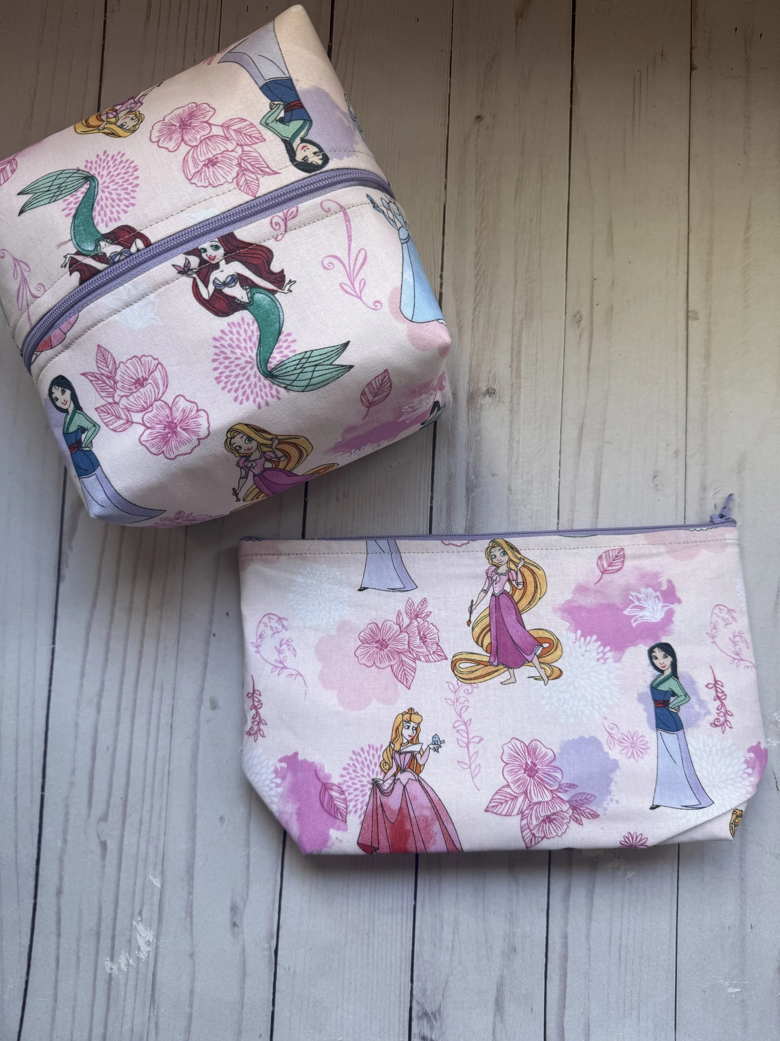 Princess  Makeup Bag and Boxy Bag