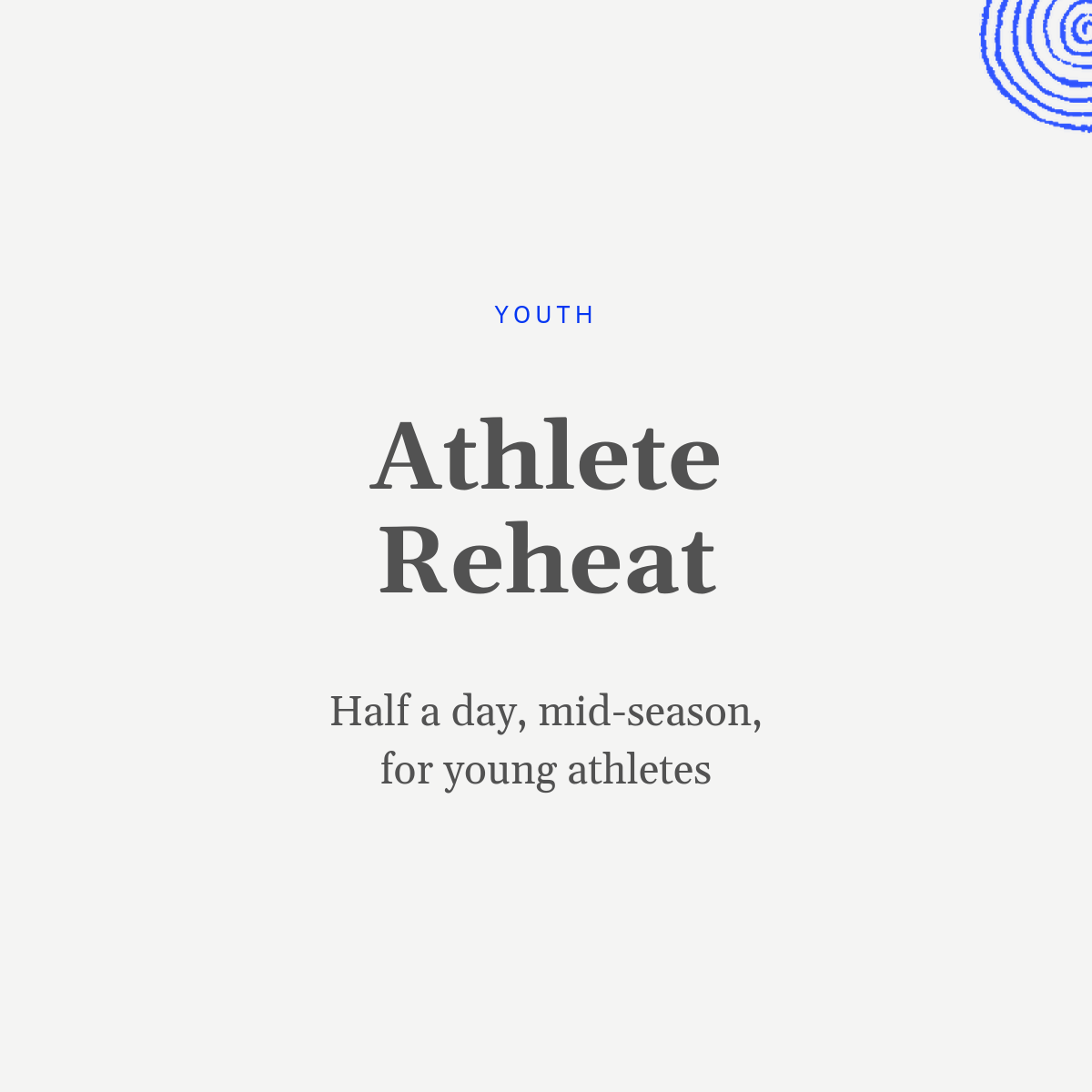 Youth Athlete Reheat - ENG