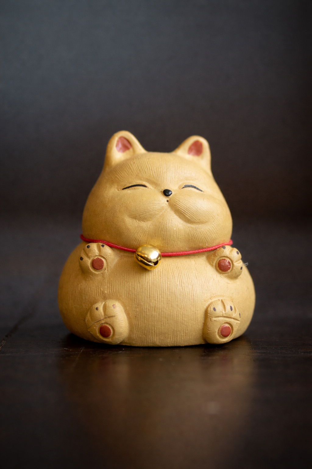 Yixing Purple Clay Lucky Cat Tea Pet