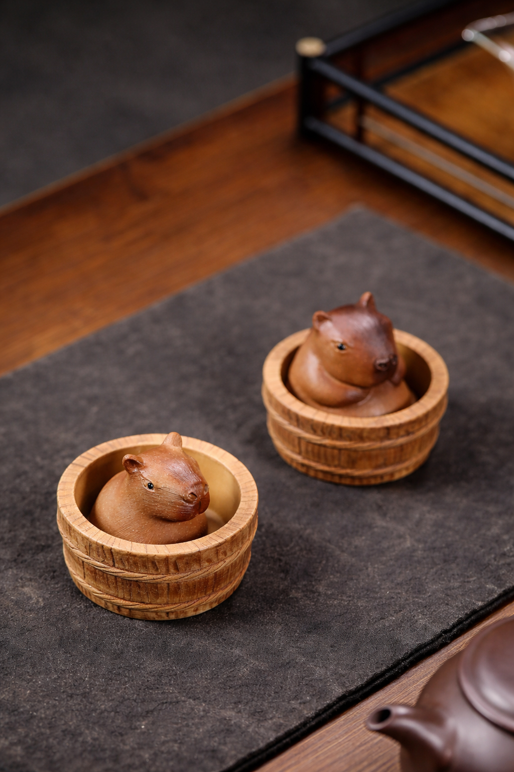 Yixing Purple Clay Capybara Tea Pet