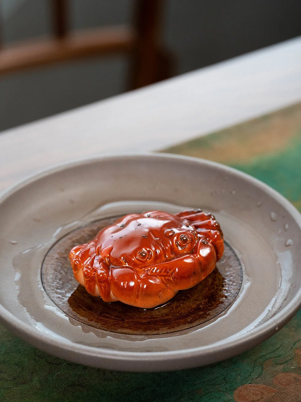 Yixing Purple Clay Color Changing Crab Tea Pet