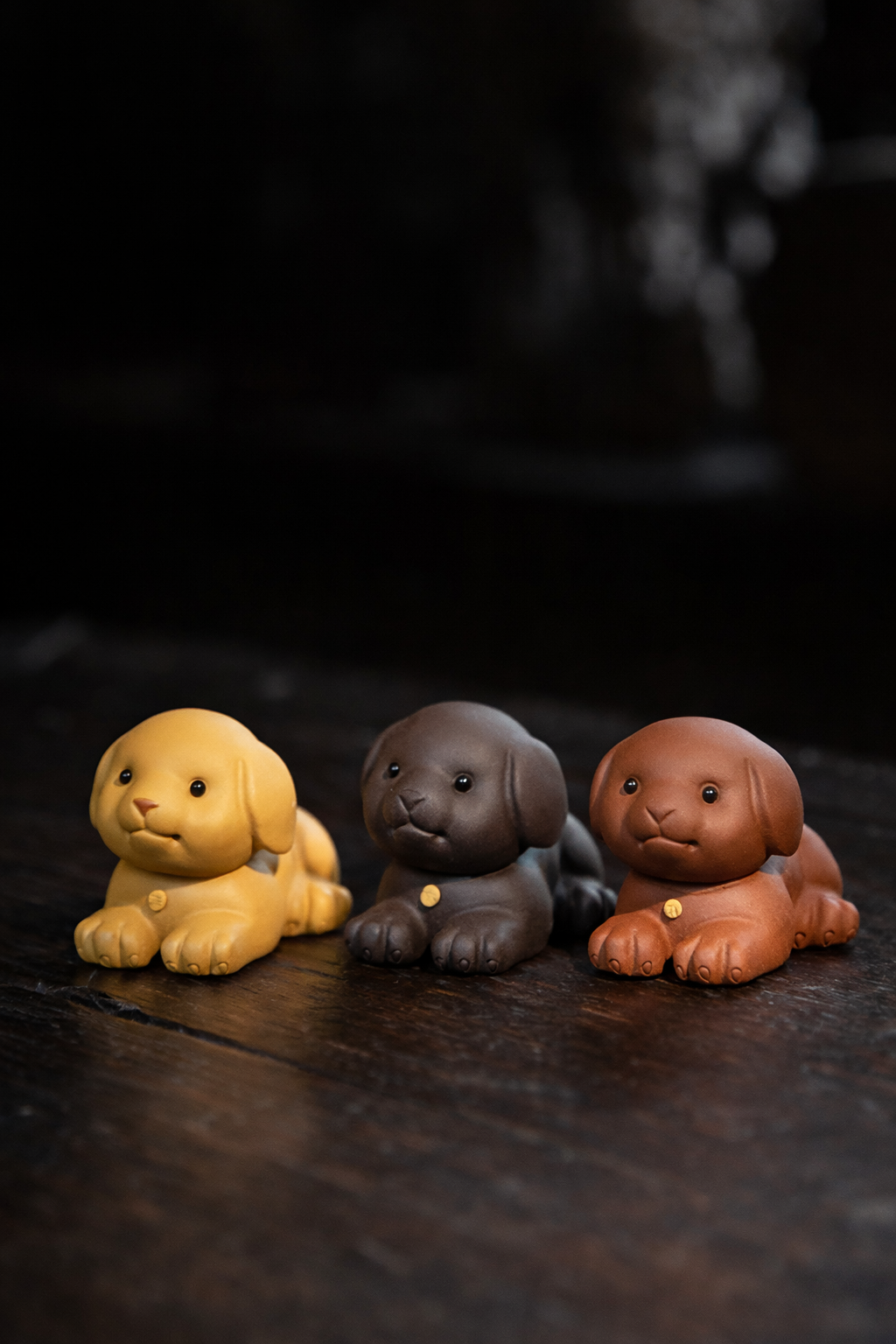 Resting Puppy Tea Pet