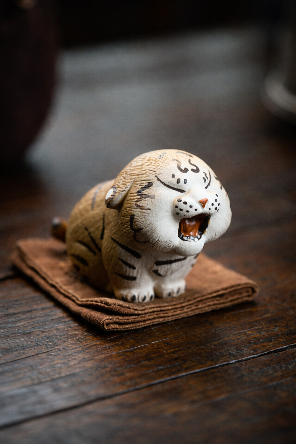 Purple Clay Tiger Tea Pet