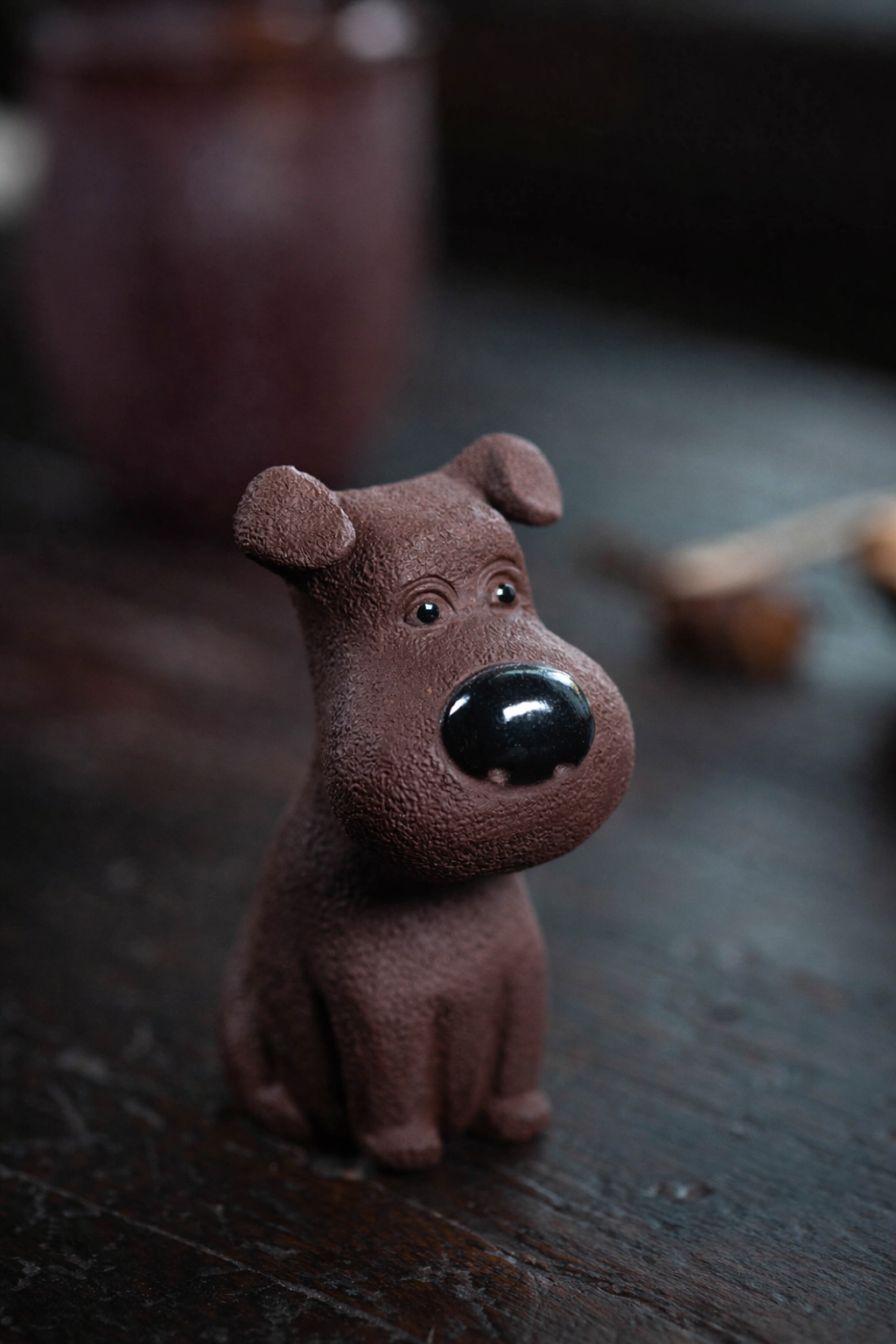 Yixing Purple Clay Puppy Tea Pet