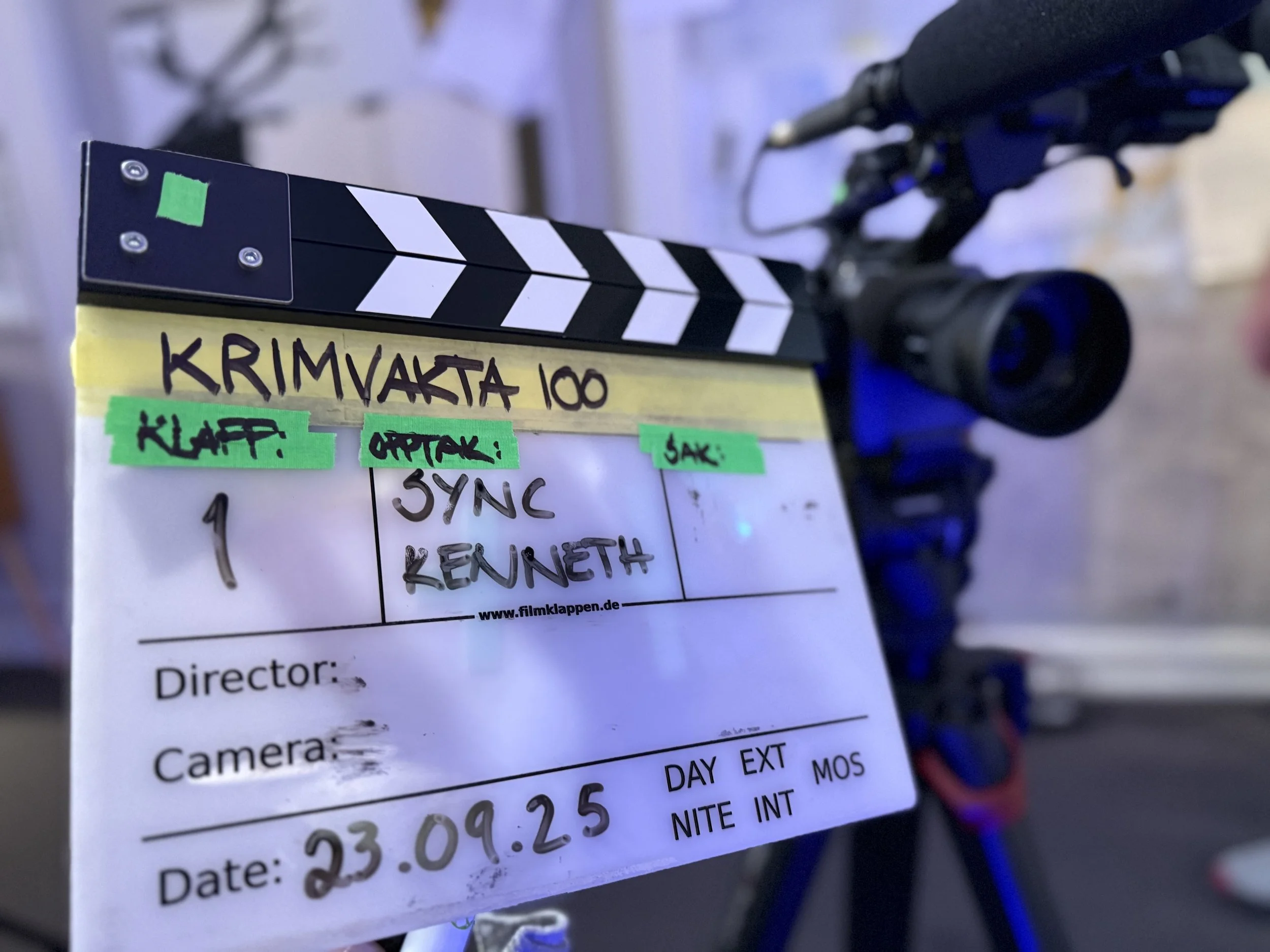 Filmopptak knyttet til Kenneth Berg fra Privatgranskeren i produksjonen av Krimvakta for Warner Bros.