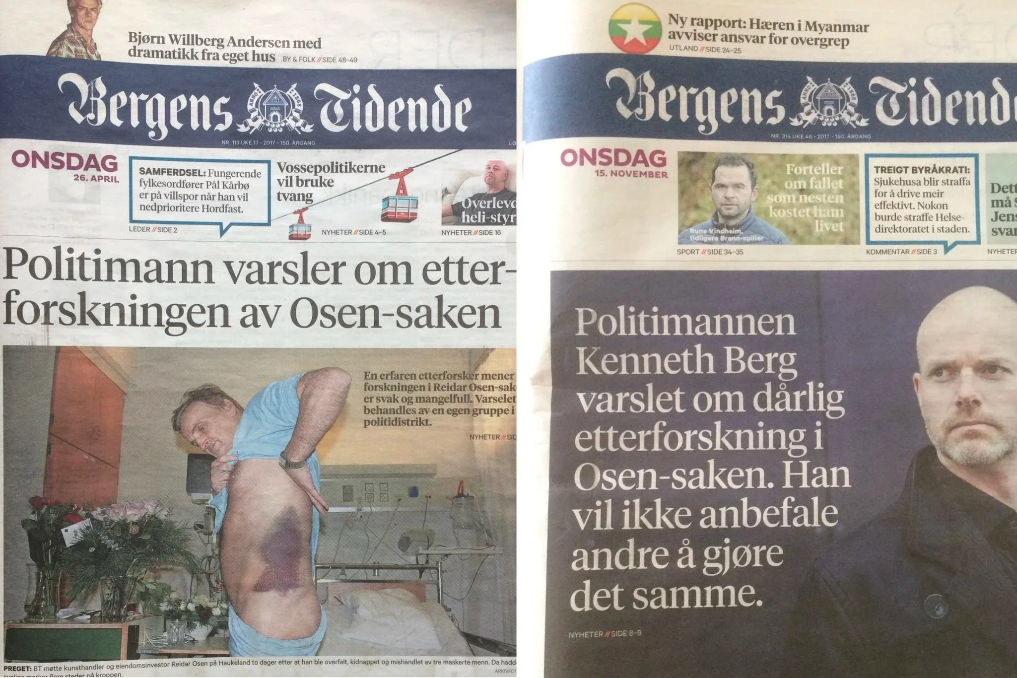 Artikler om Osen-saken 2015 - 2024