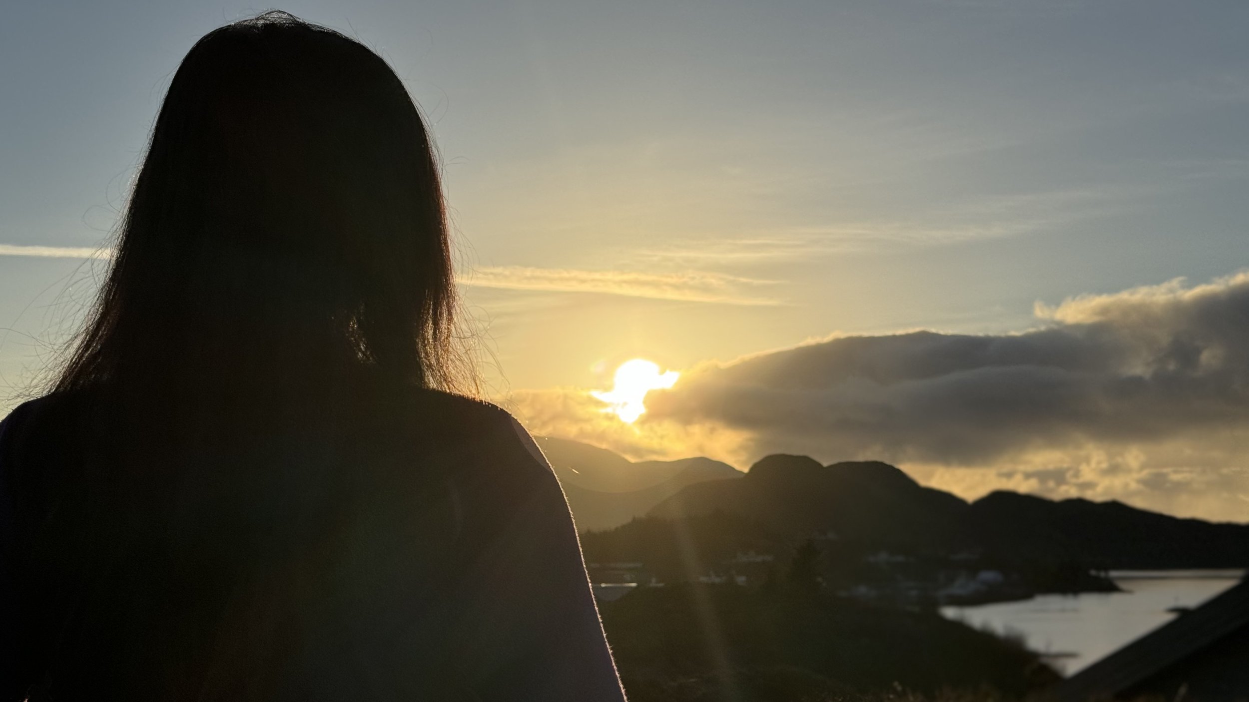 Person assosiert med Privatgranskeren AS og privatetterforskning i solnedgang.