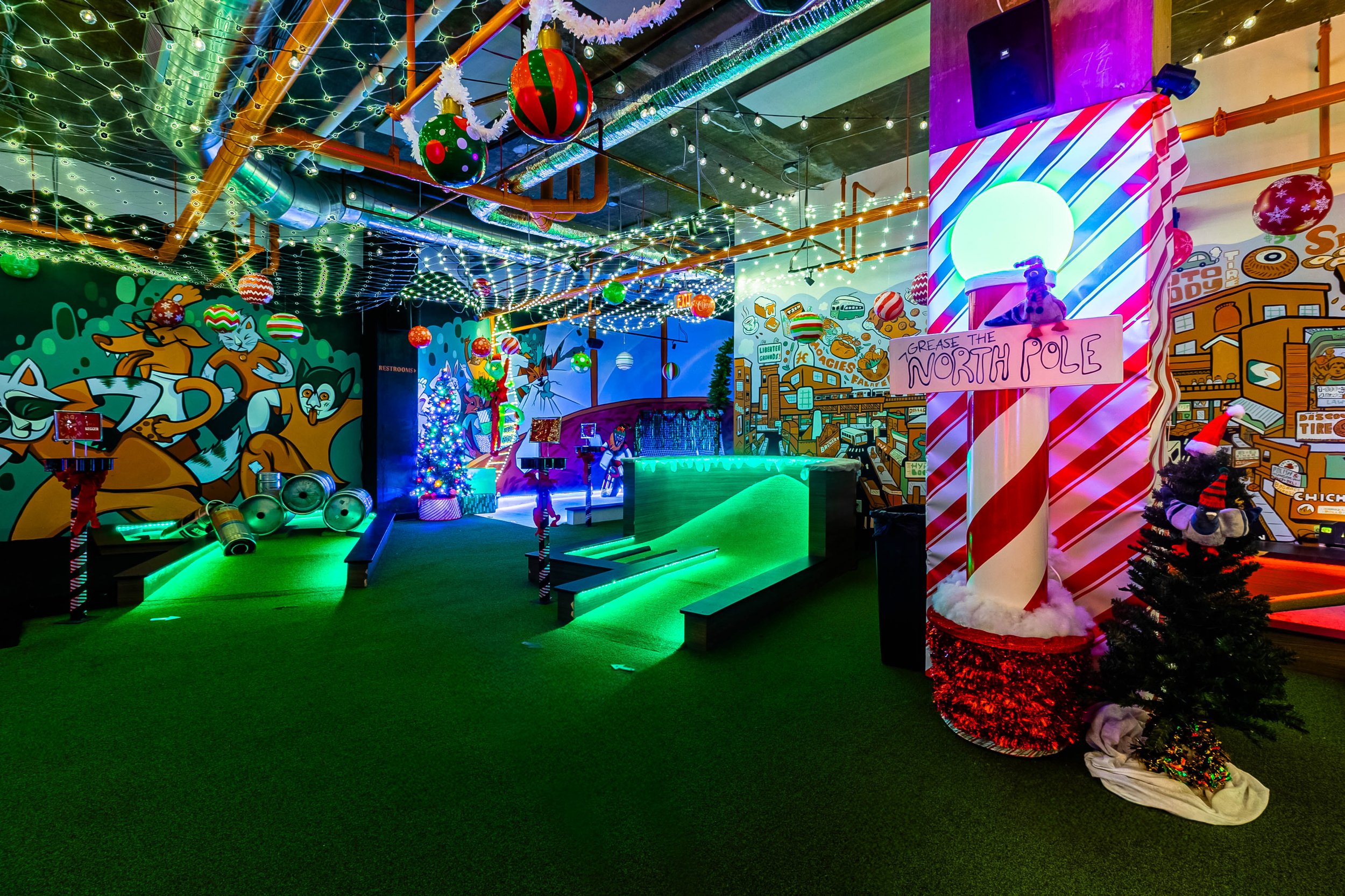 Philly Christmas mini golf
