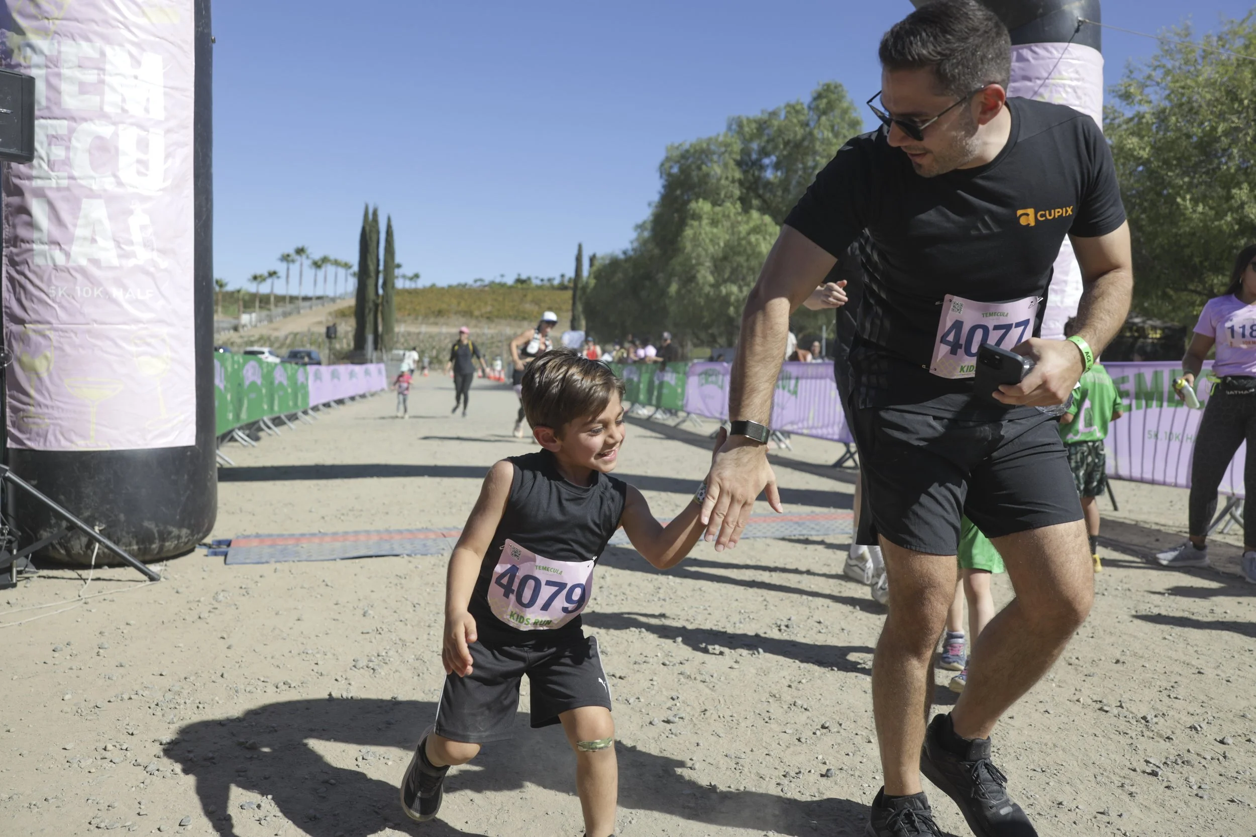 Kid at the 1K Run
