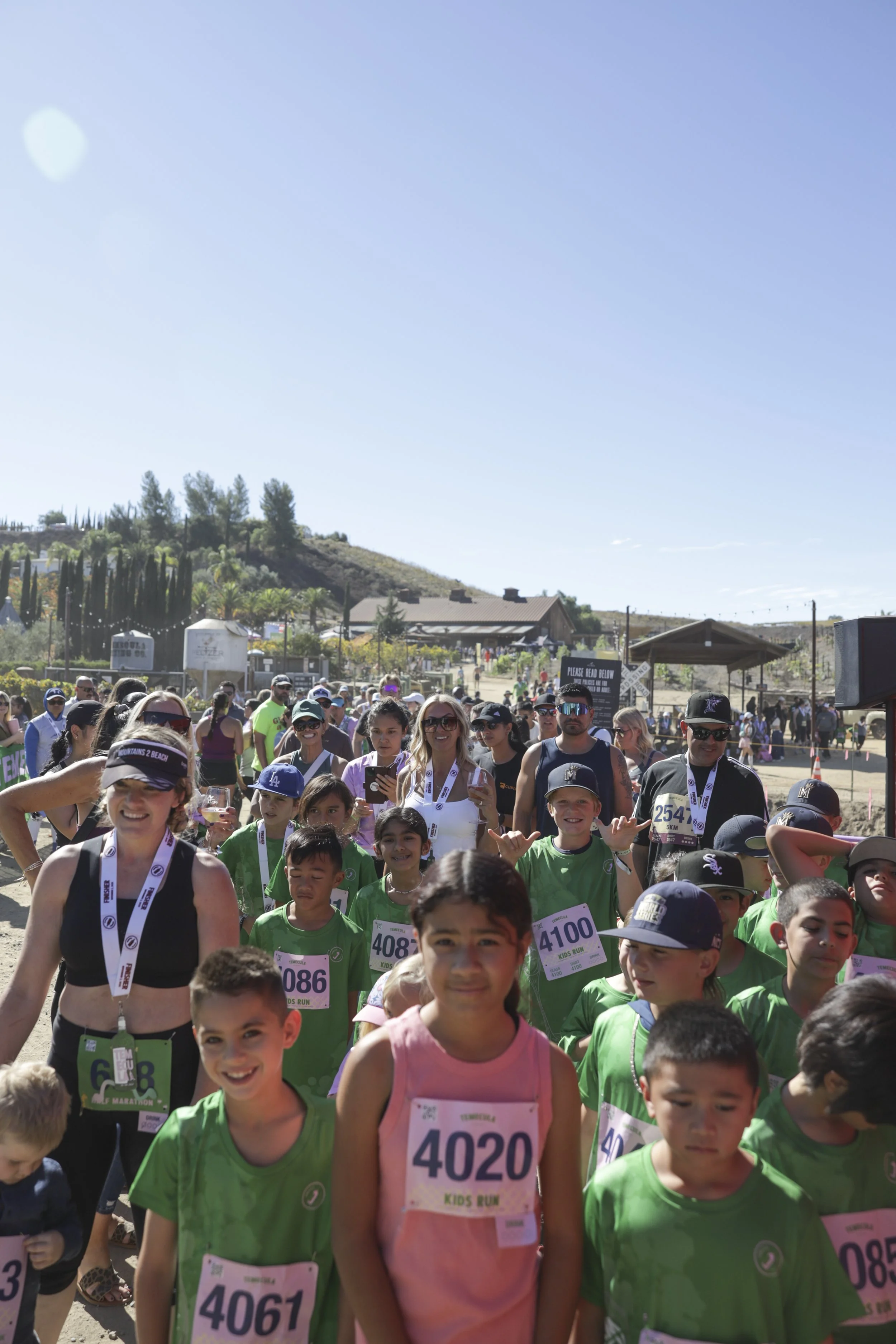 Kids at the 1K Run For Kids