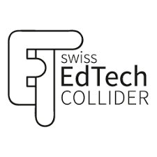 Logo with a stylized 'F' shape and the text 'Swiss EdTech Collider'.