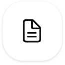 Icon of a document or a piece of paper with a folded corner.