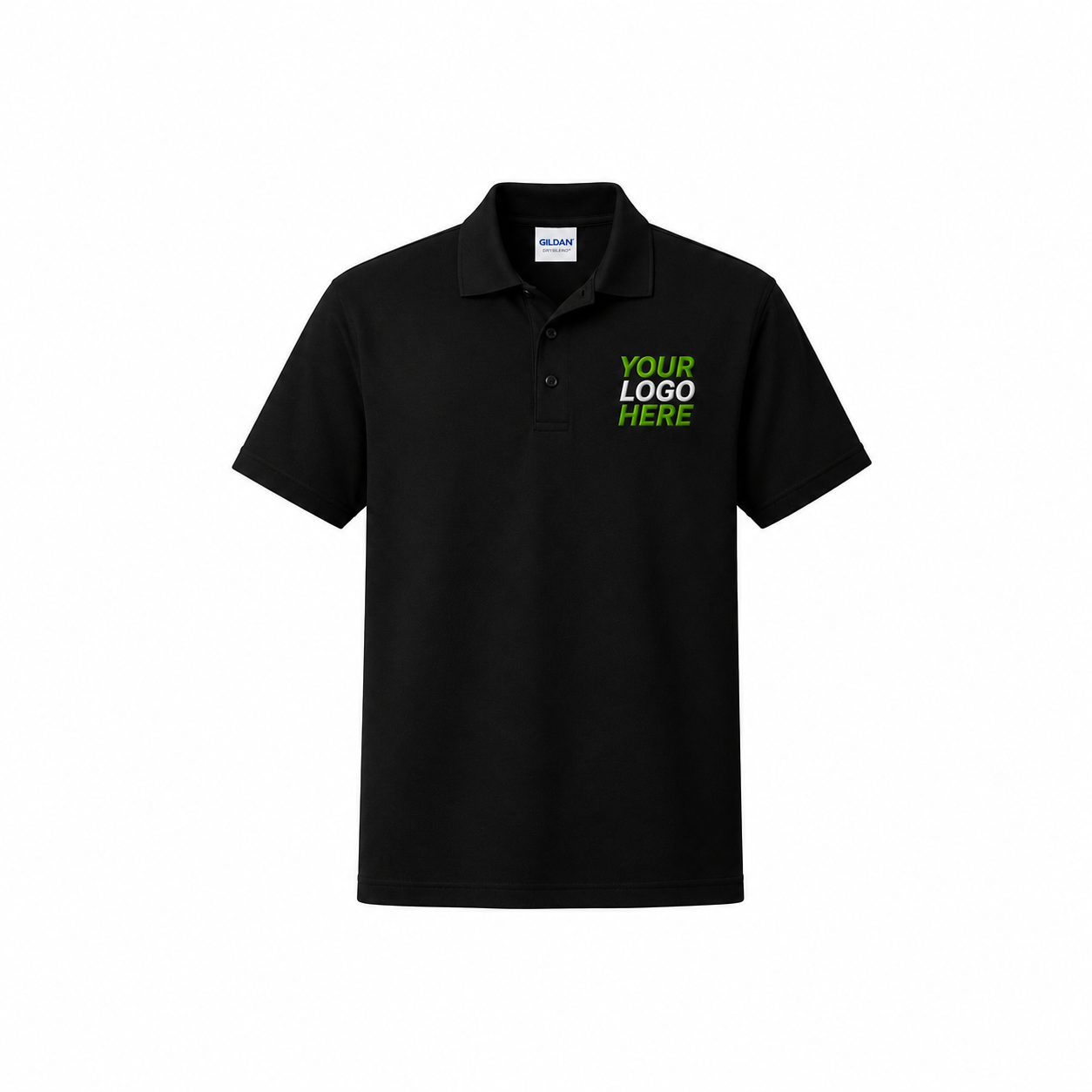 12 Gildan 8800 Short Sleeve Polos (Embroidery Left Chest Only)