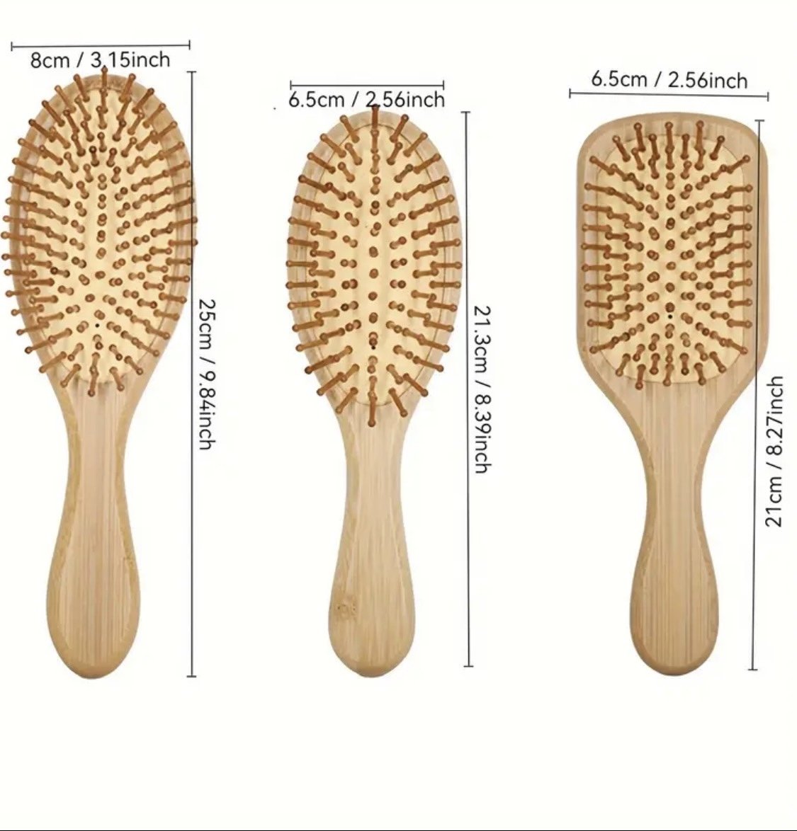Bamboo hair brush