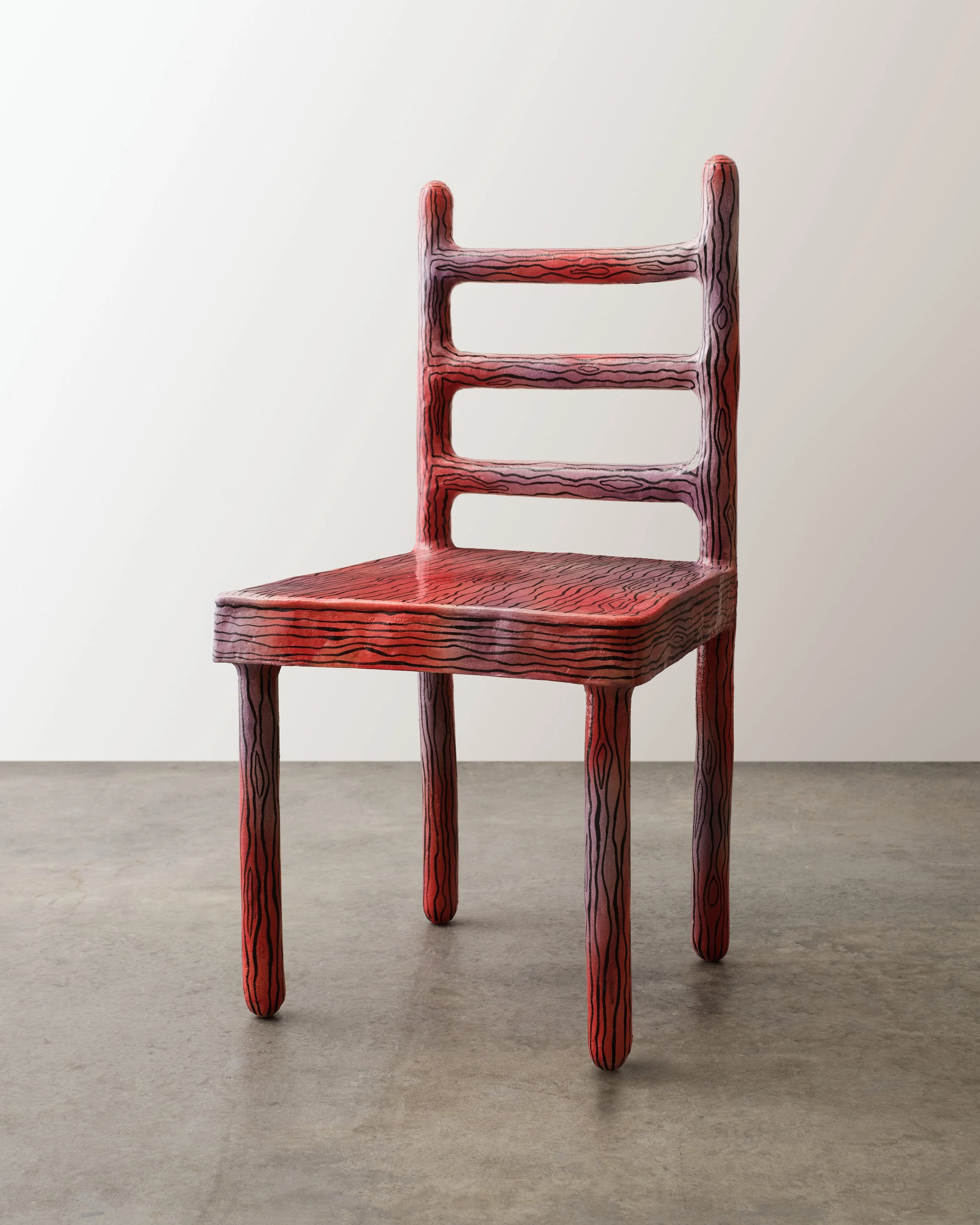 Magic Woods Chair . ceramic, glaze