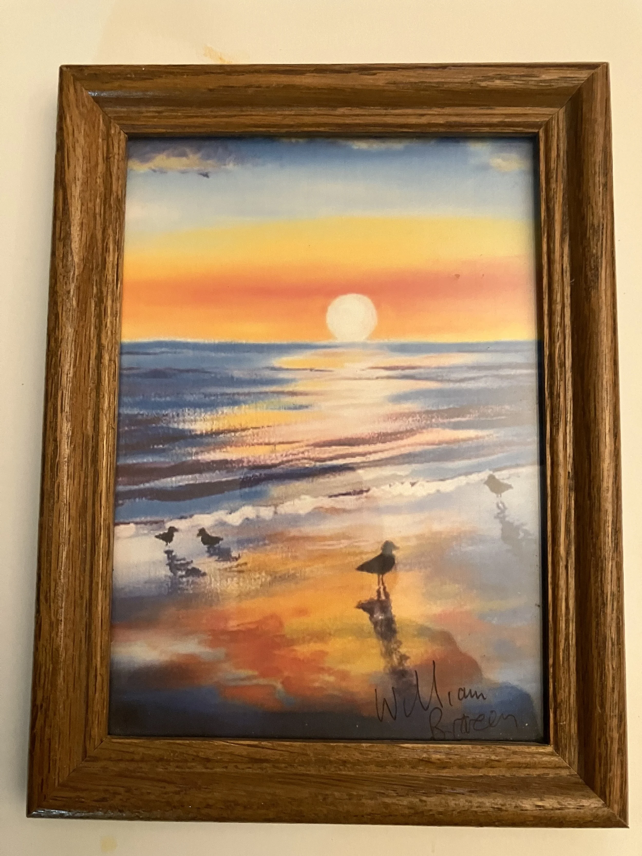 Sunset over the Sea