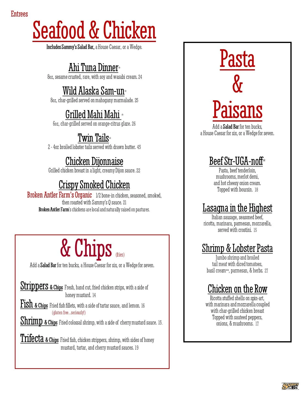 Lebanon Tennessee Restaurant — The Sammy B's