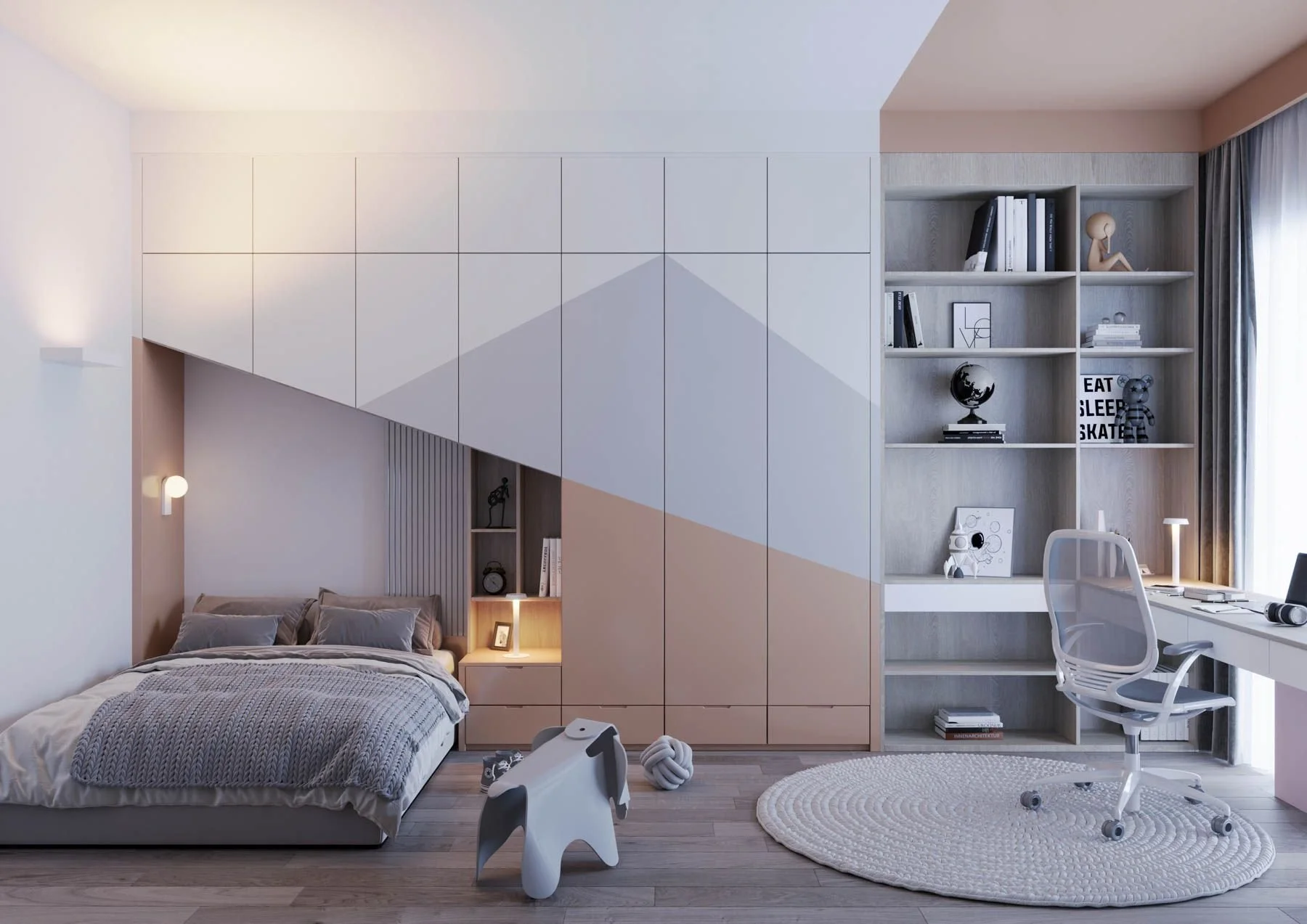 Bedroom design and lighting