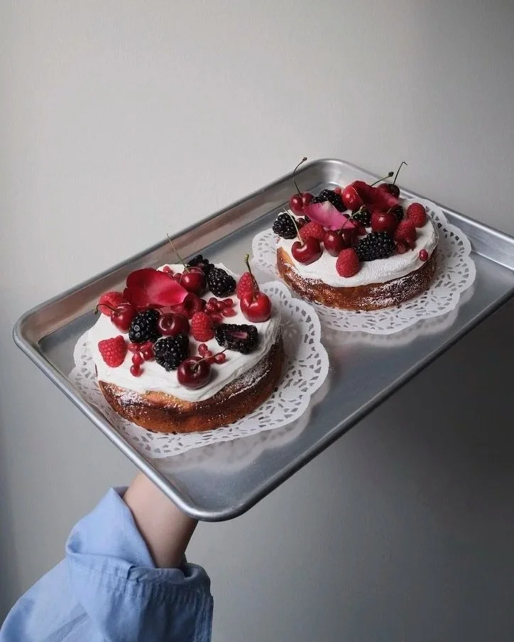 Raspberry Ricotta Cake