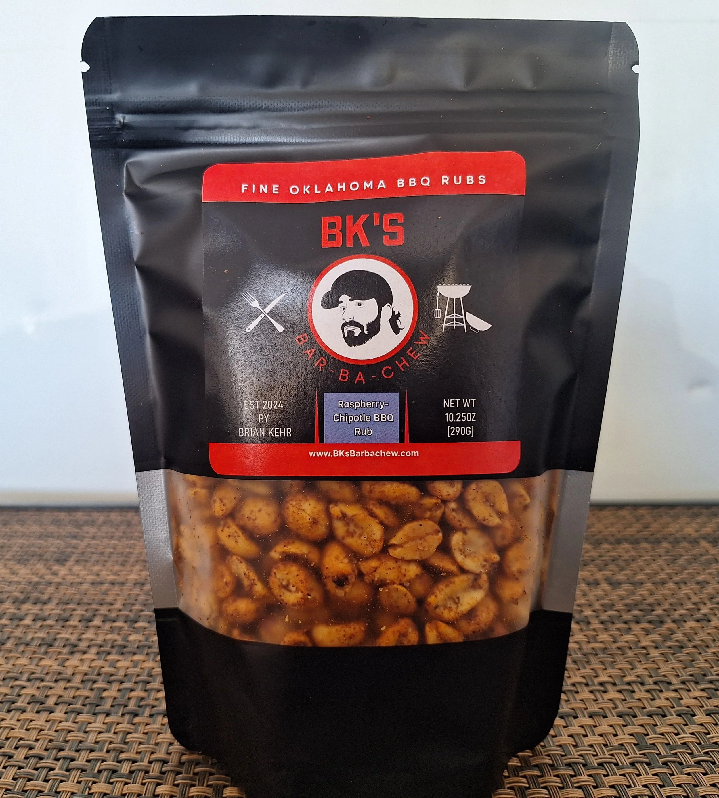 Raspberry-Chipotle Smoked Peanuts