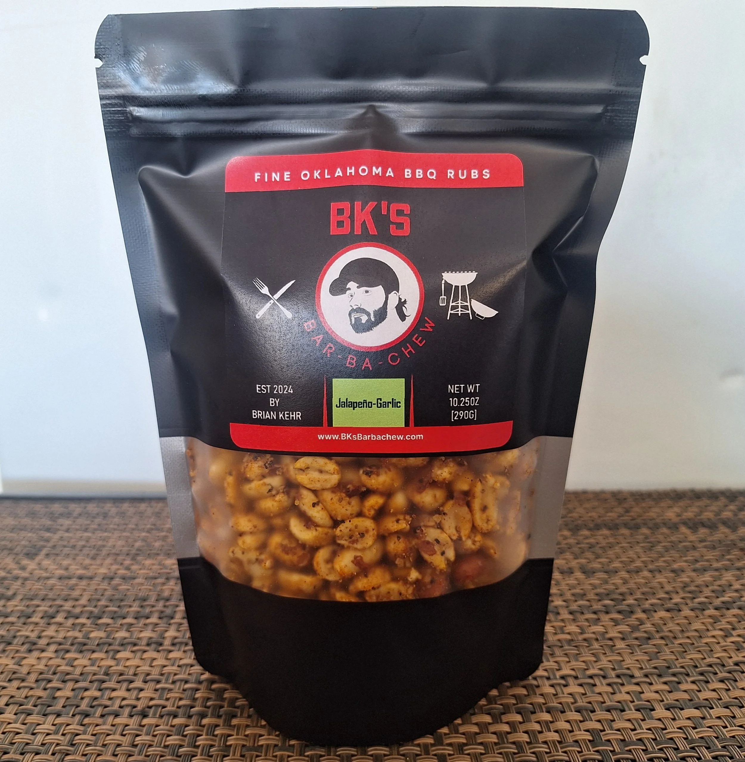 Jalapeño-Garlic Smoked Peanuts