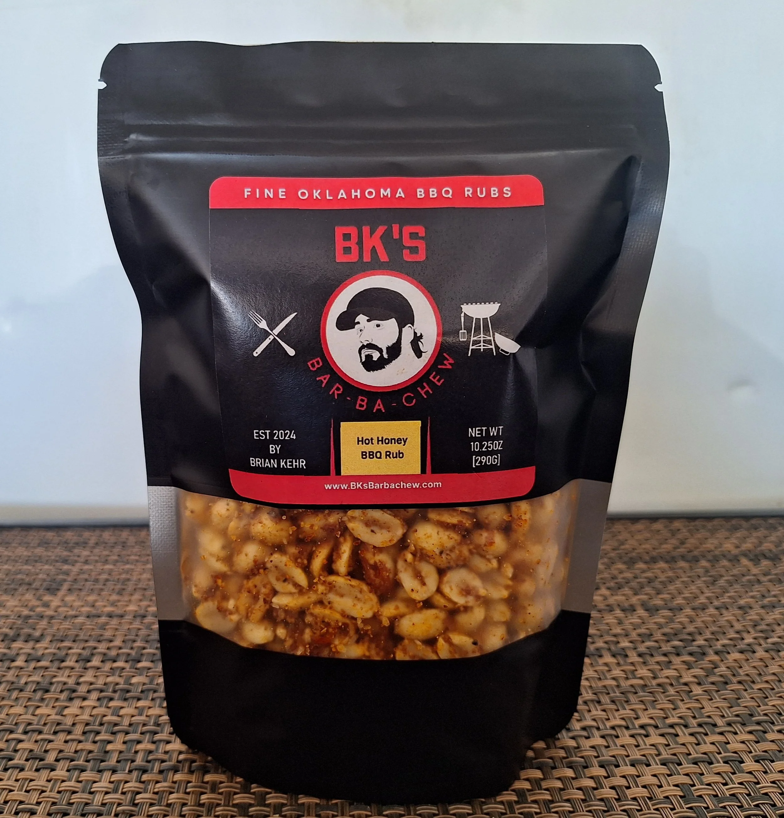 Hot Honey BBQ Smoked Peanuts
