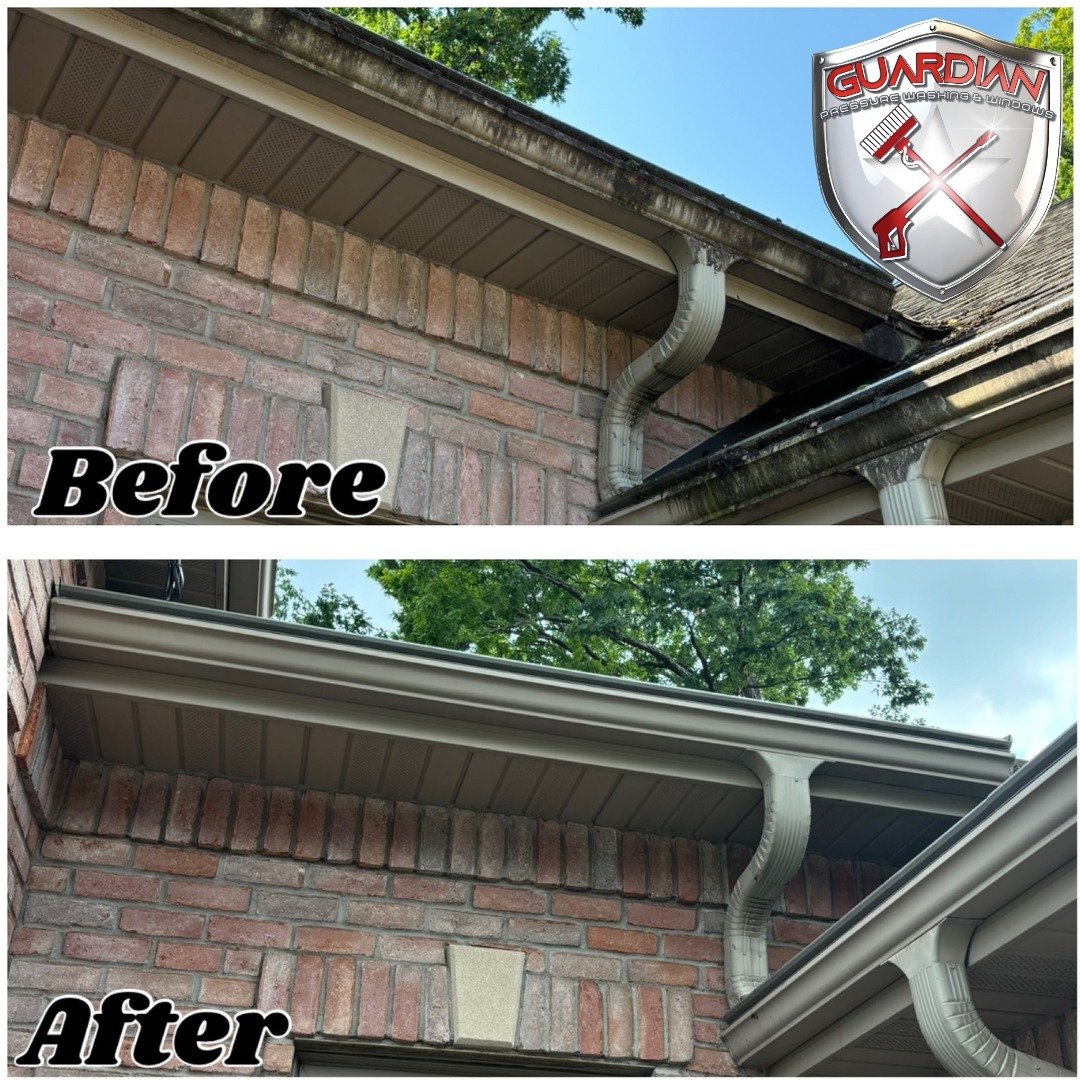 Call us today if you want your home protected from organics like this. 

Guardian creates customized exterior cleaning solutions suitable to the surfaces of your home. Contact us today for a free in person consultation. 

What we can service:
- Roofs