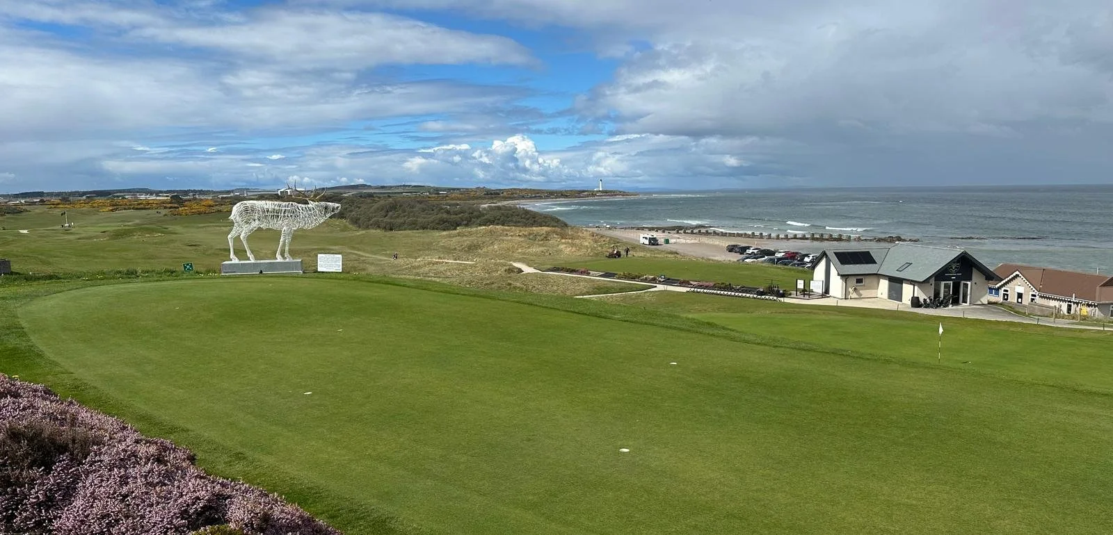 Moray Golf Club and the Lossiemouth coast