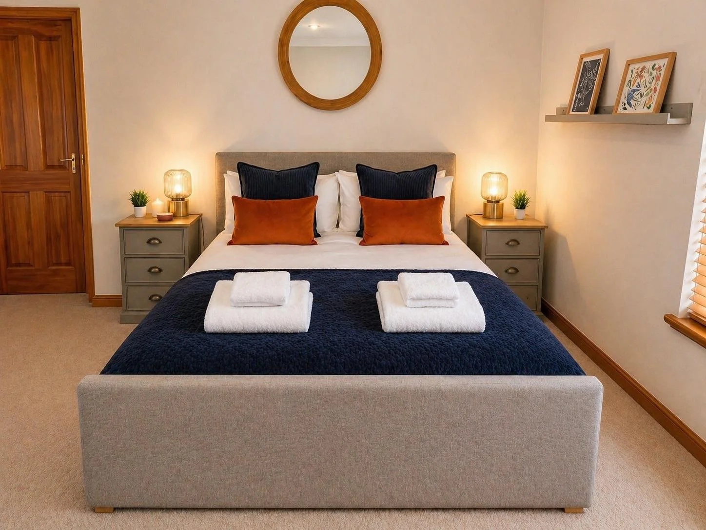 King bedroom at West Sands