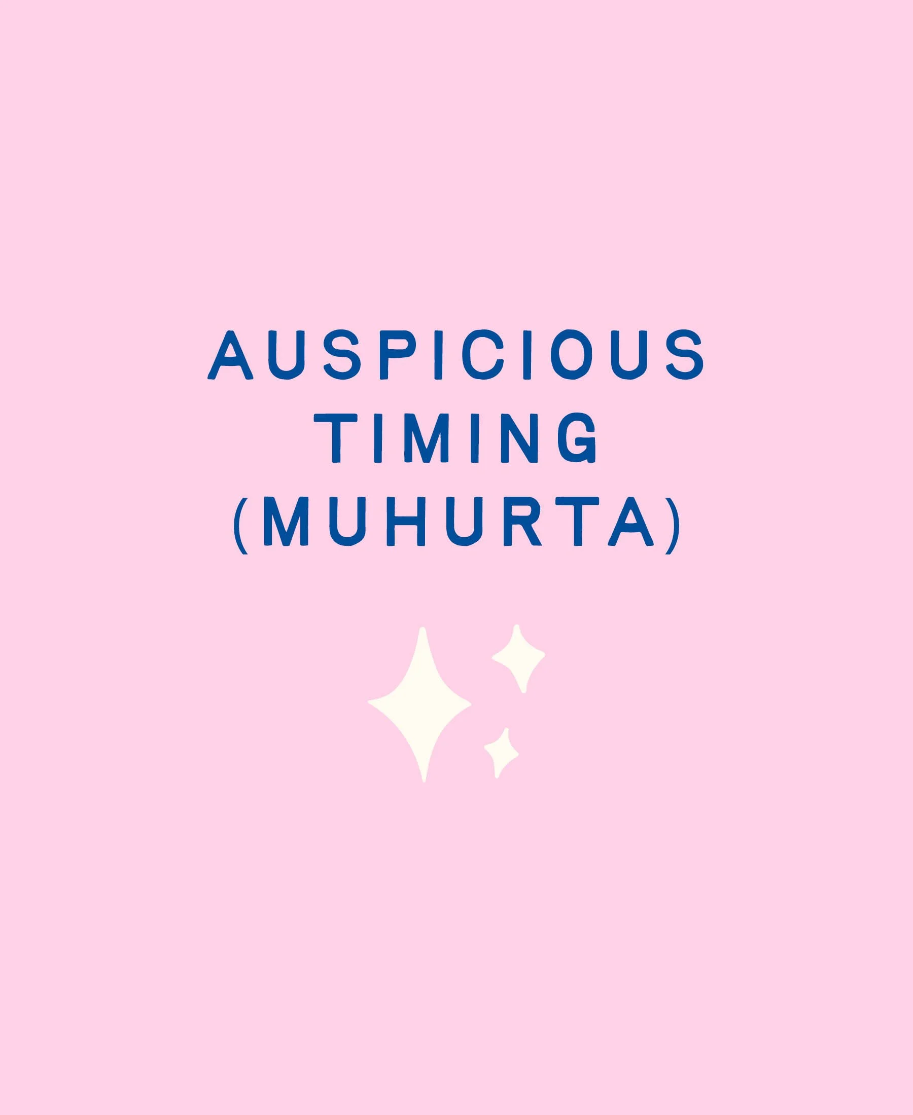 Auspicious Timing (Muhurta) Reading