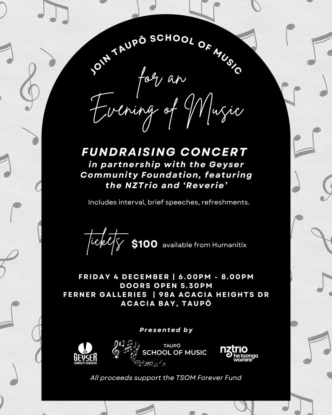 NZ Trio Fundraising Concert