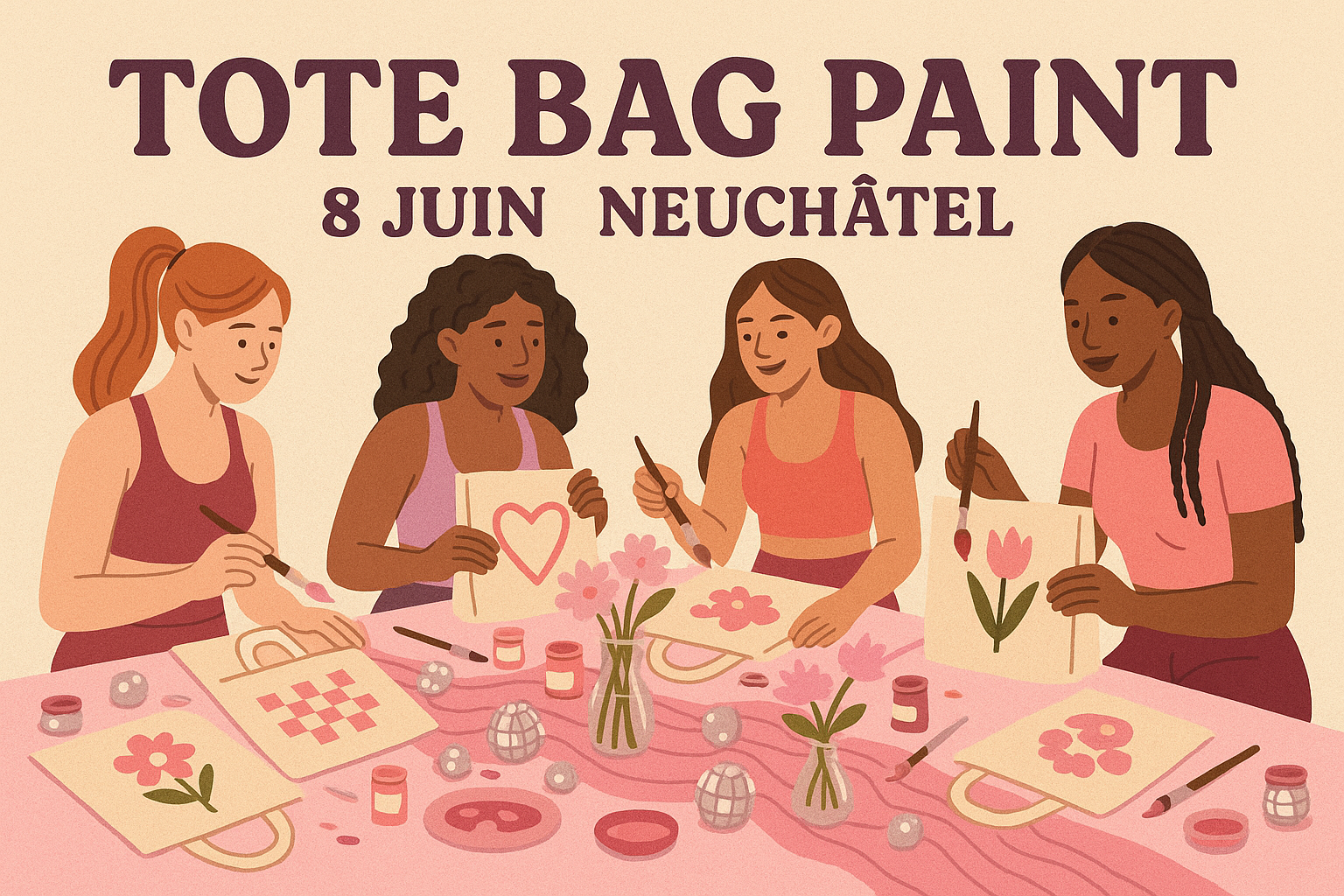TOte bag paint