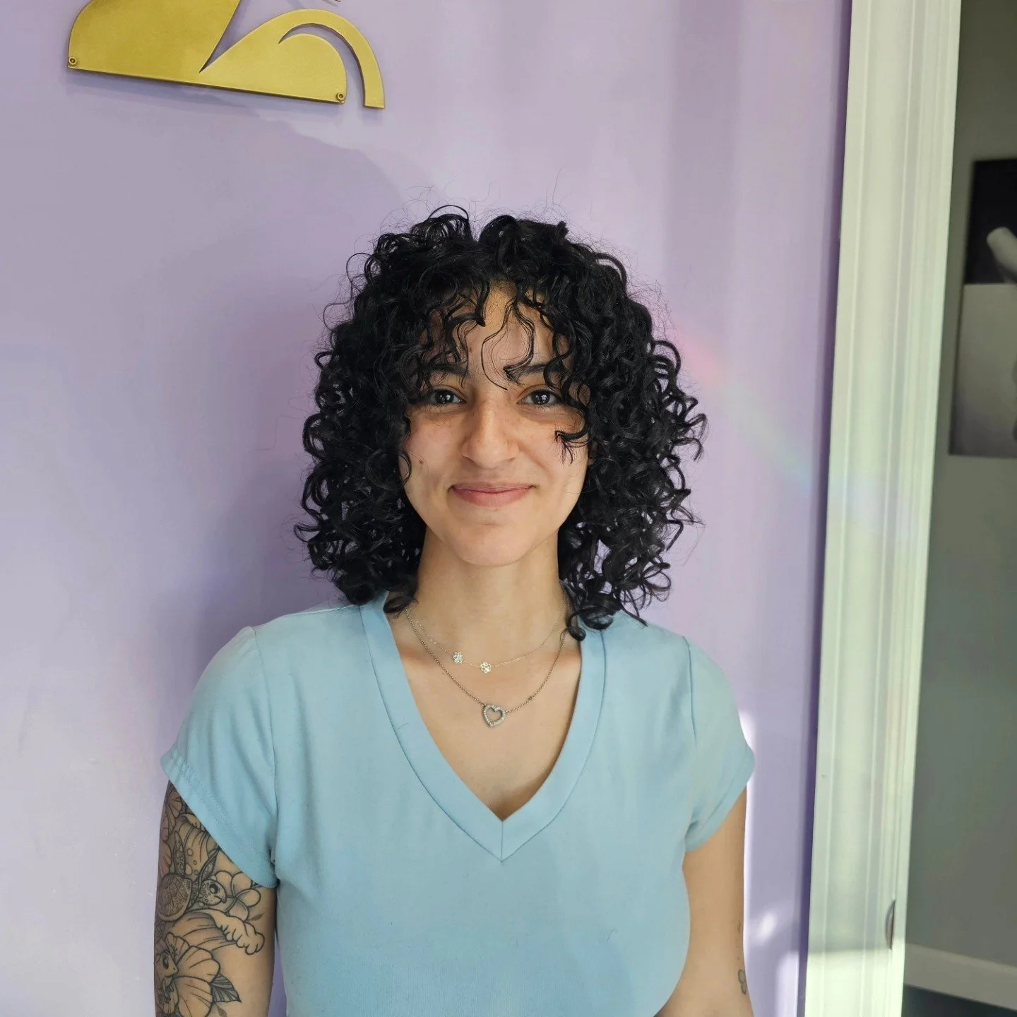 Natural ginger curls after a precision curly cut by Curly Colurz curl specialist