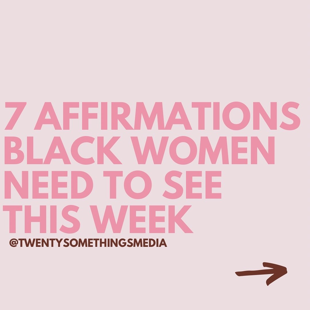 #TSMMOTIVATION 🩷 | Mondays &lt;&lt;&lt;
The opportunities a new week brings &gt;&gt;&gt;

Take these affirmations (and this virtual hug 🫂) from one black girl to another as you get your week started! &amp; send your favorite one to a homegirl who n