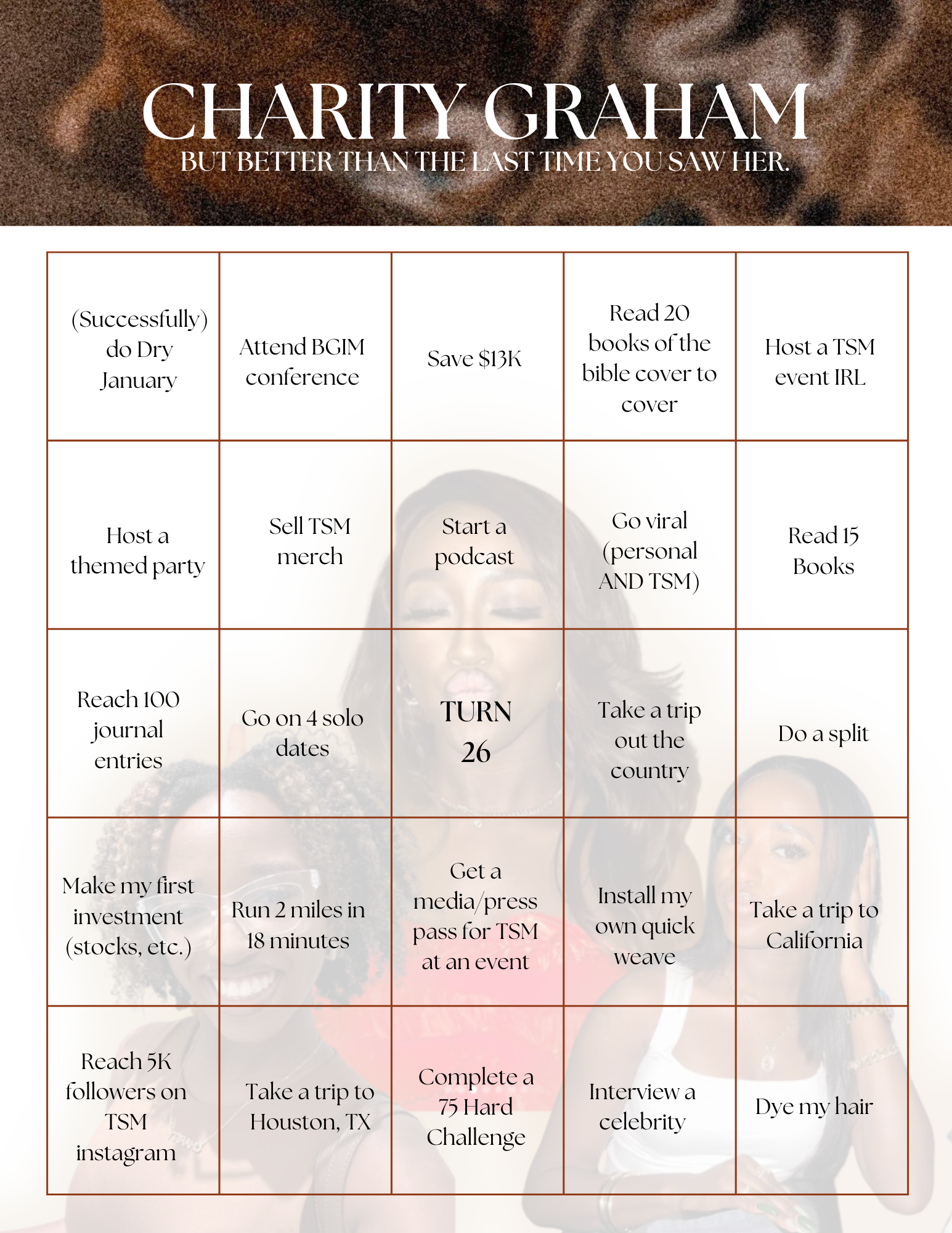 Running 2026 so it doesn’t run me! [goal bingo template inside!]