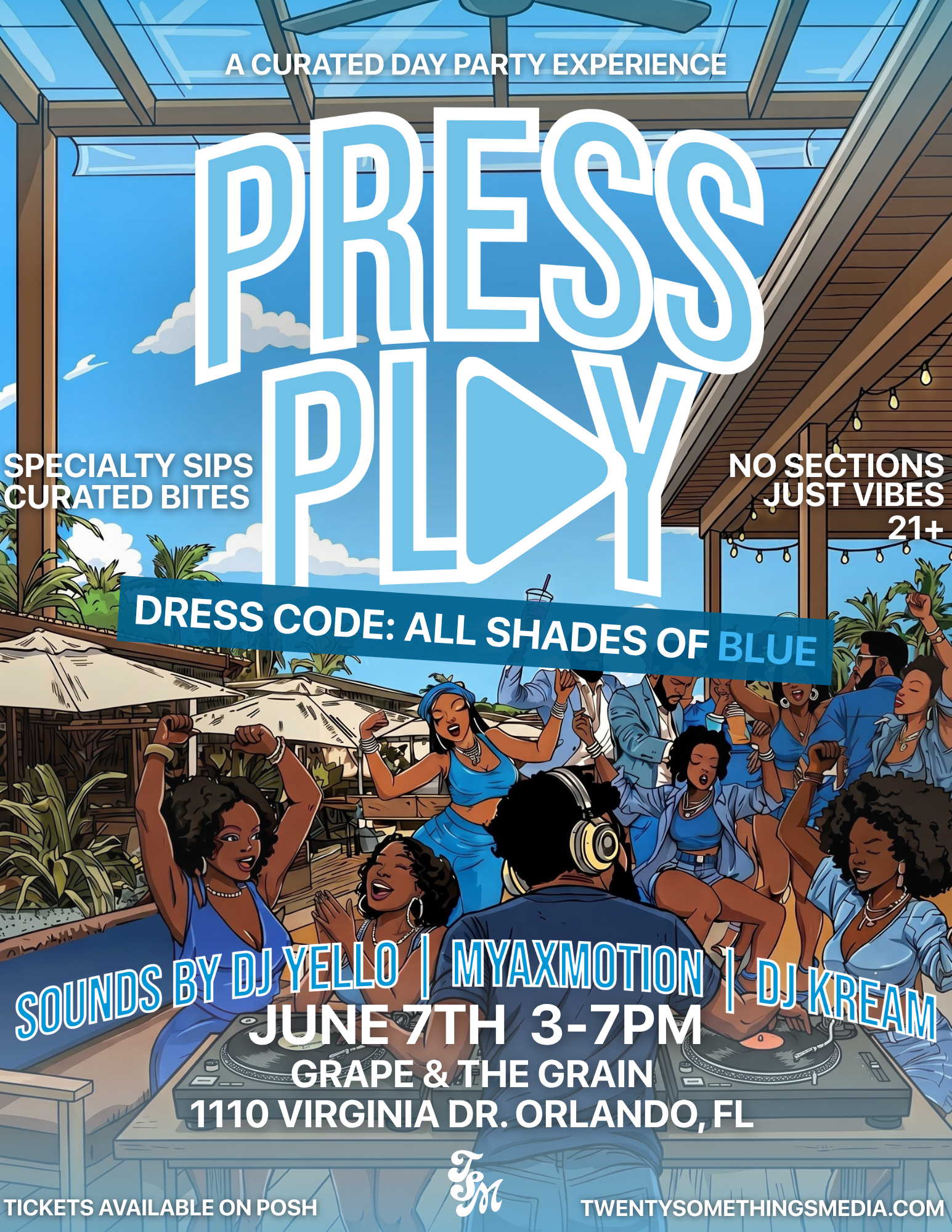 Press Play Vol. 3: An Intimate Day Party Experience