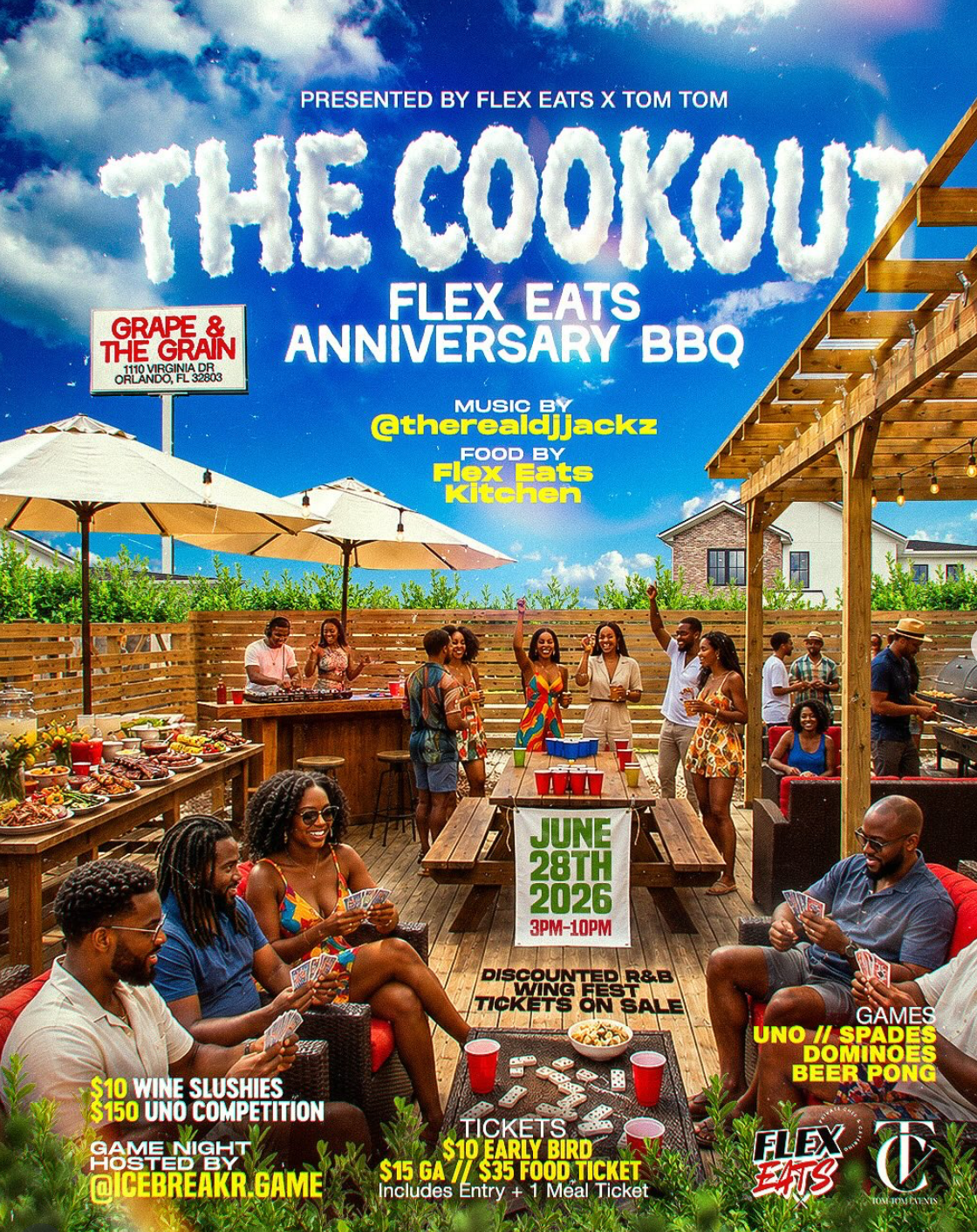 THE COOKOUT: FLEX EATS ANNIVERSARY BBQ