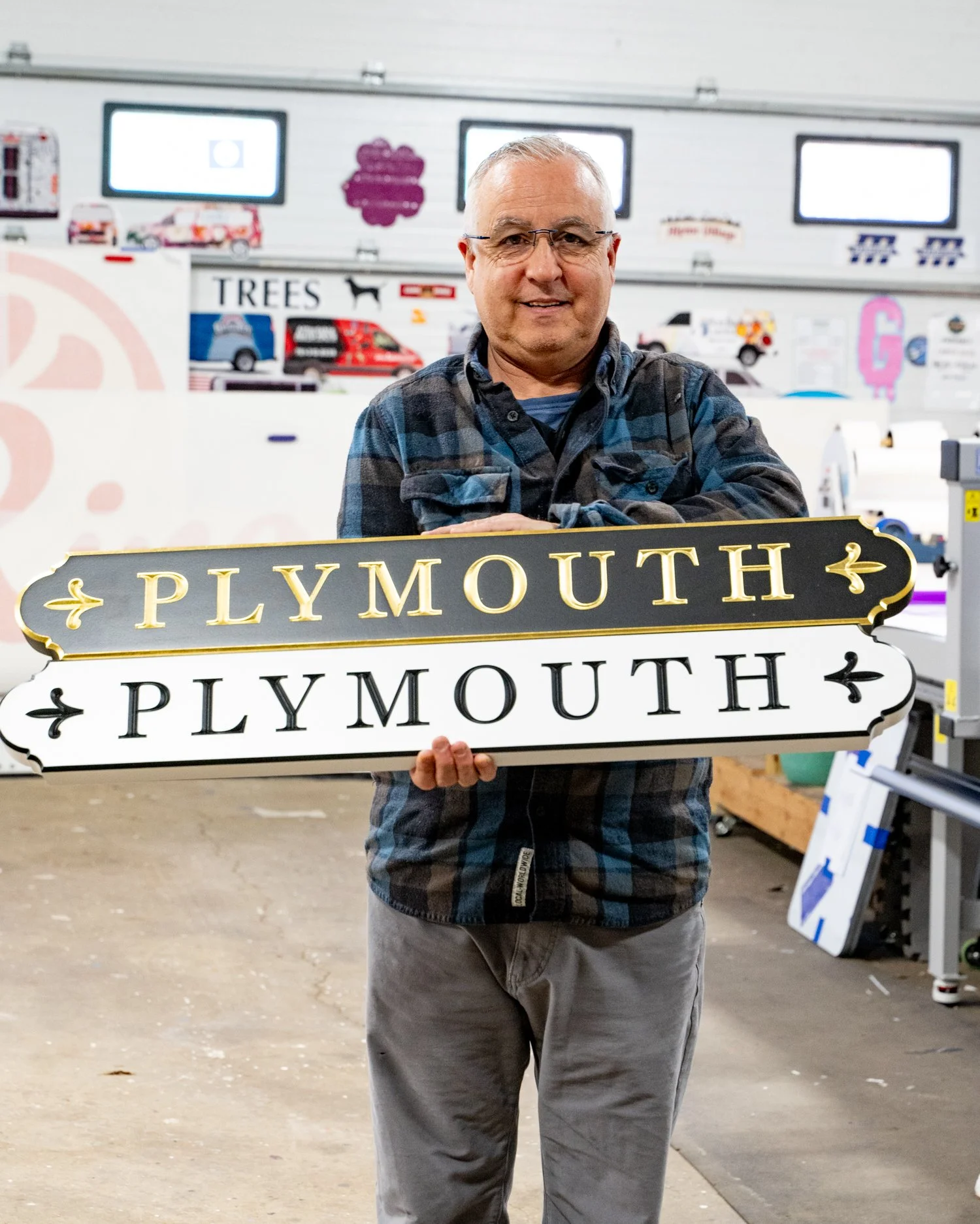 Custom Quarterboard Sign MAde in Plymouth, MA