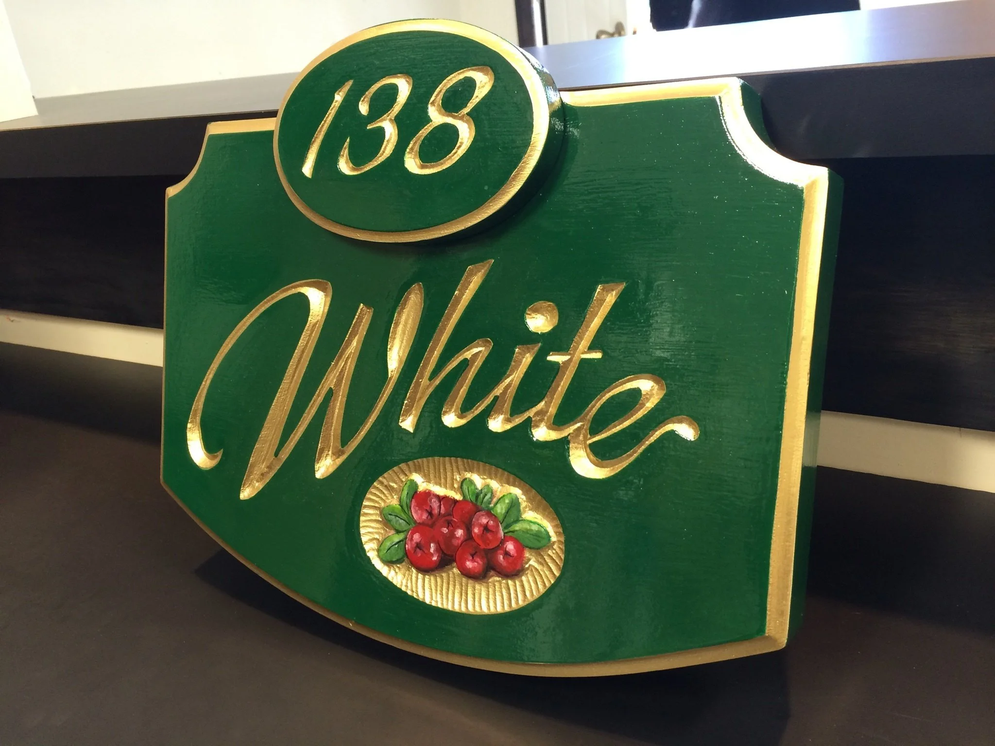 Custom Quarterboard Sign MAde in Plymouth, MA