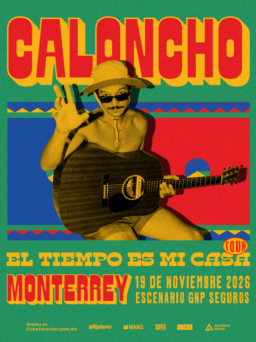 Caloncho en Monterrey, 19 de noviembre de 2026, Escenario GNP Seguros