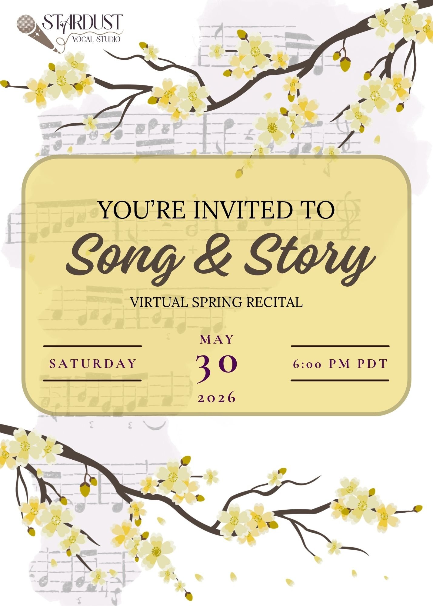 Song & Story - Virtual Spring Recital