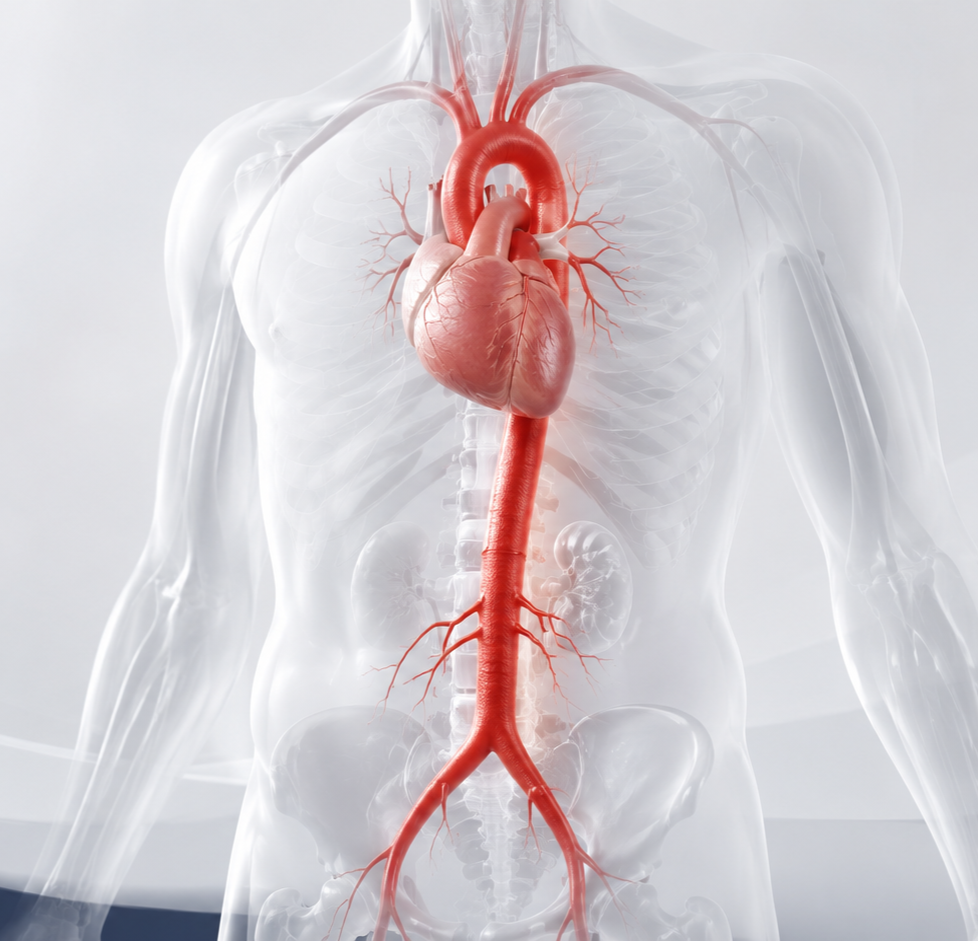 Aorta the largest artery in the body
